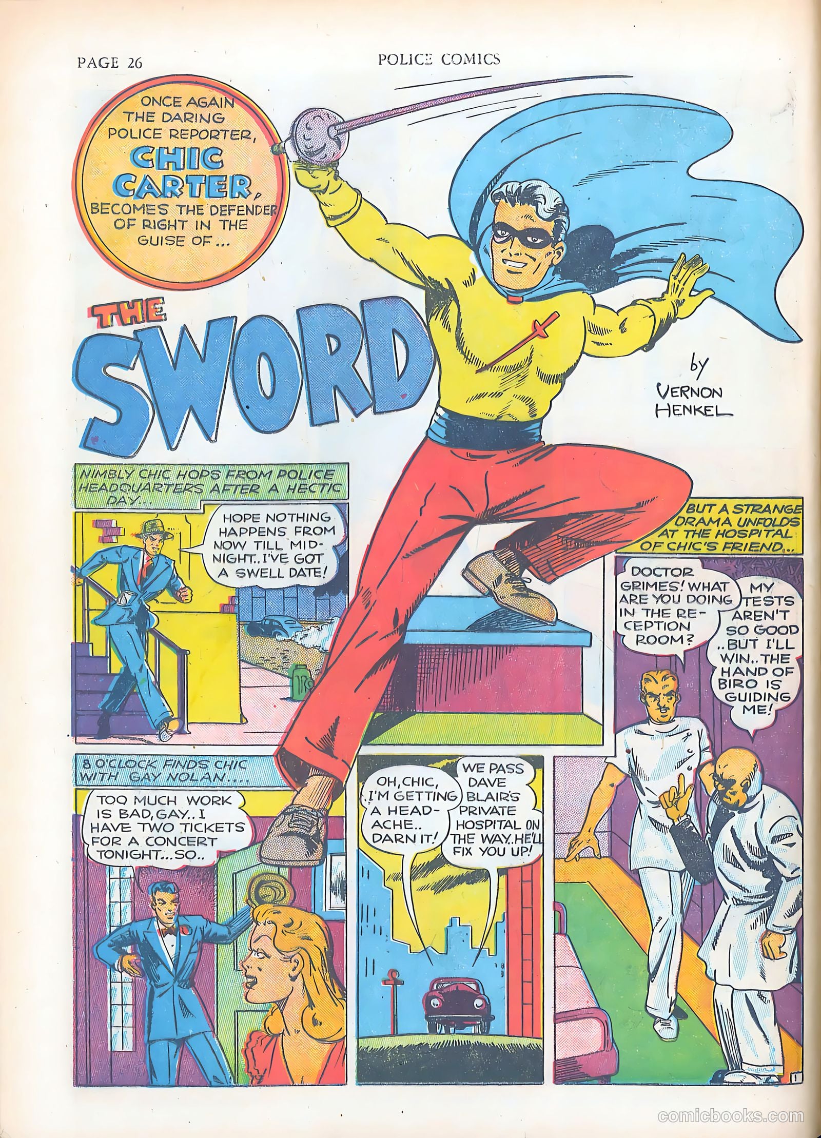 Police Comics #3 (1941) — page 28 of 68