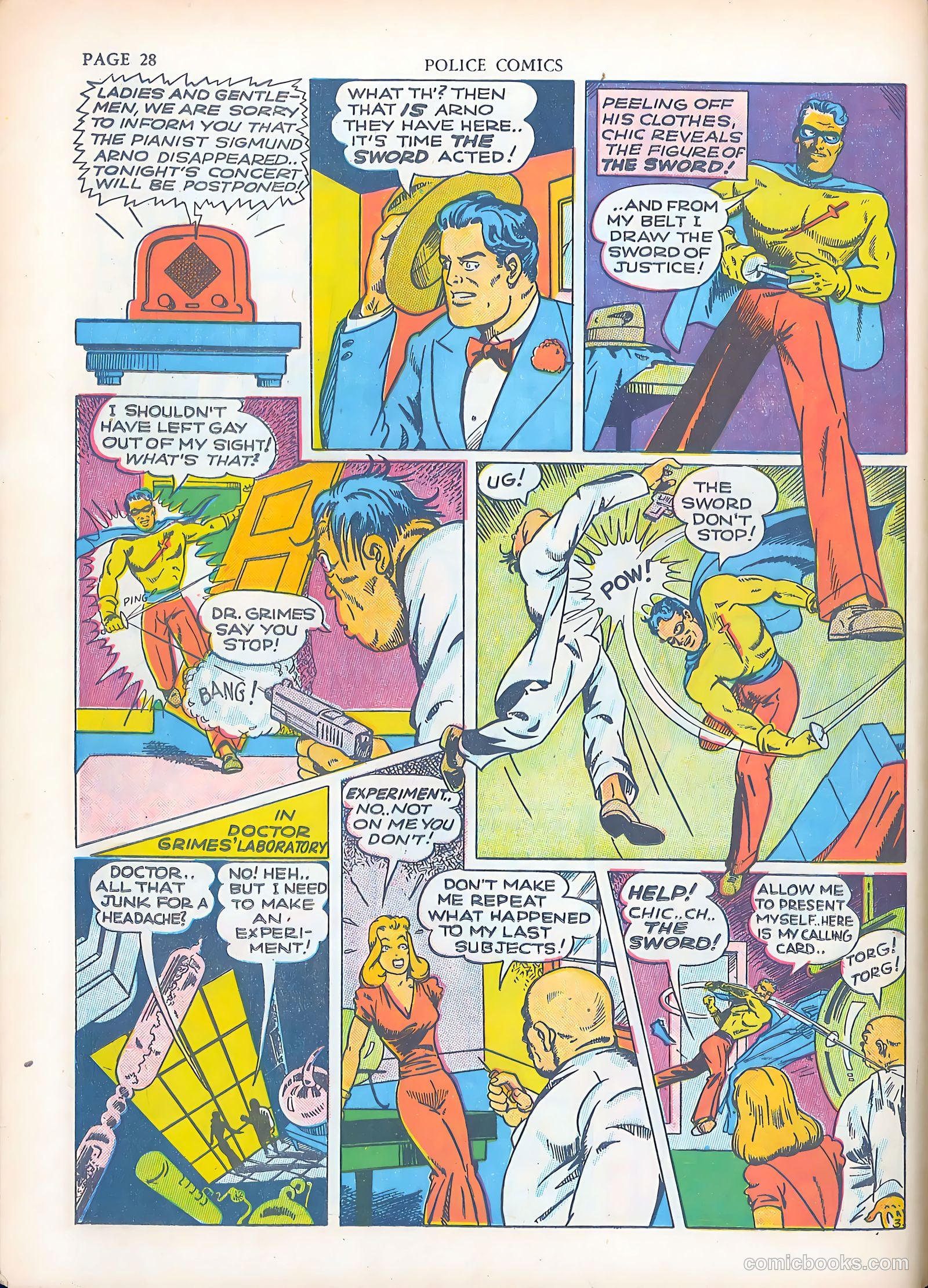 Police Comics #3 (1941) — page 30 of 68