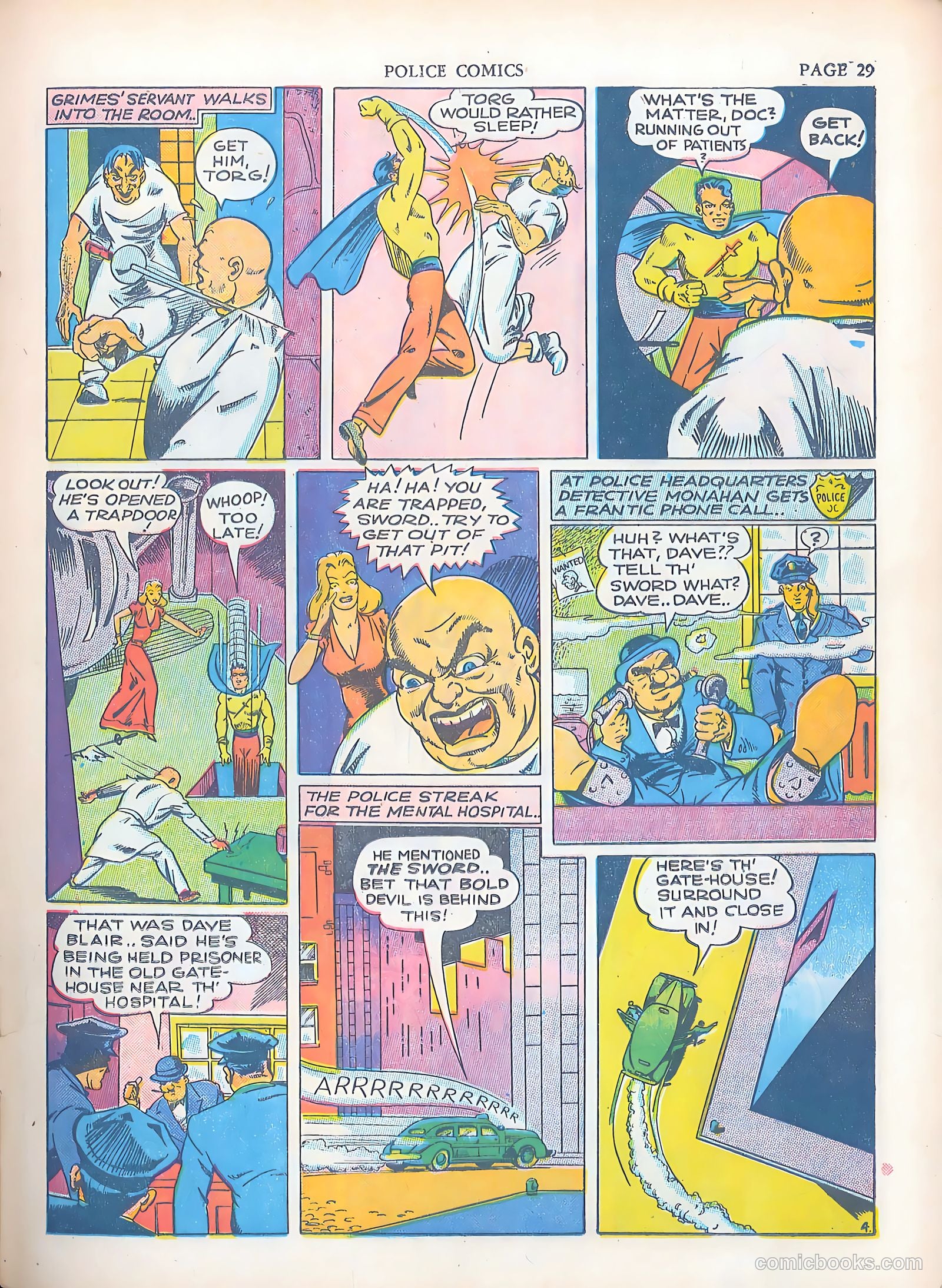 Police Comics #3 (1941) — page 31 of 68