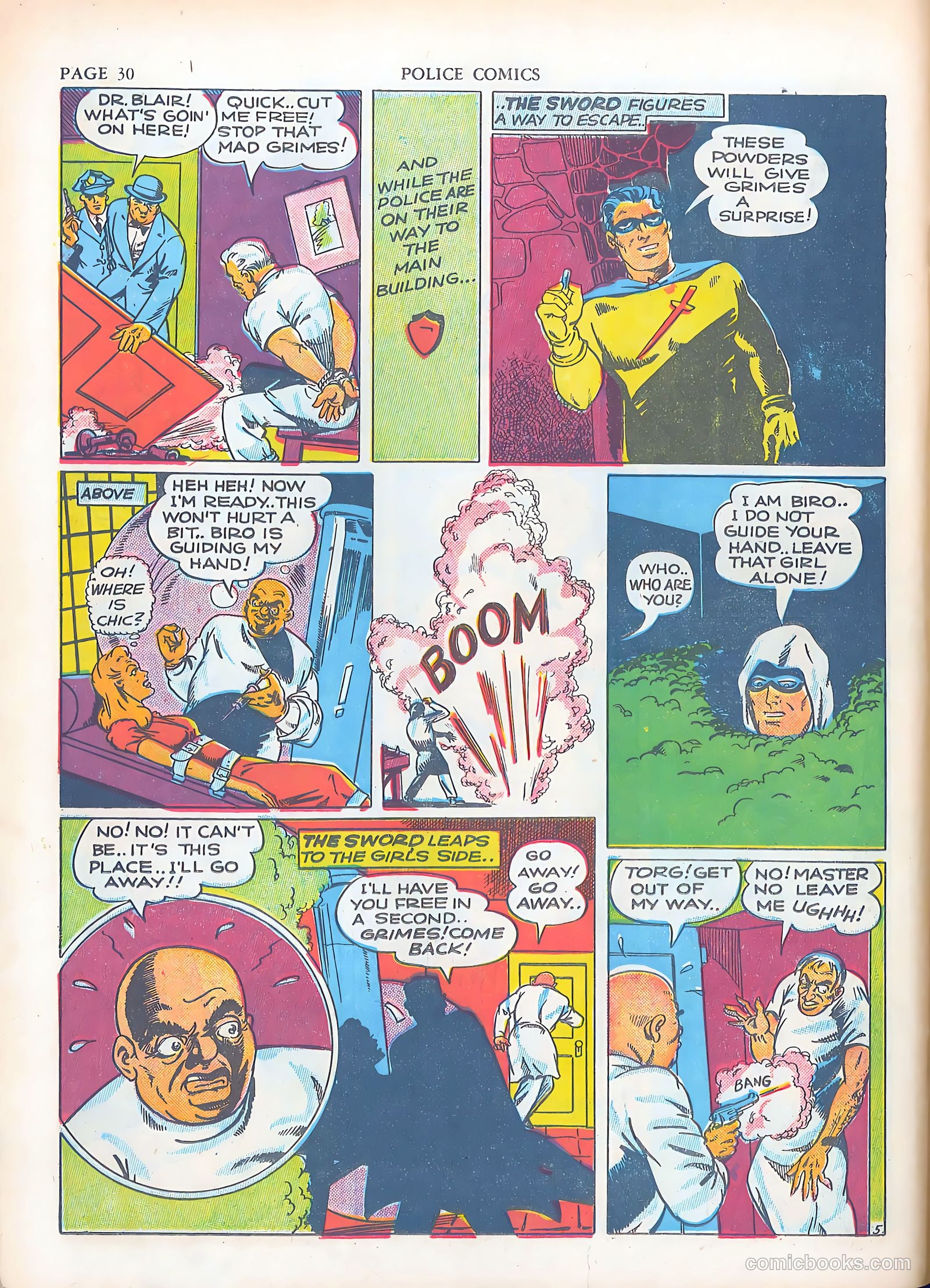 Police Comics #3 (1941) — page 32 of 68