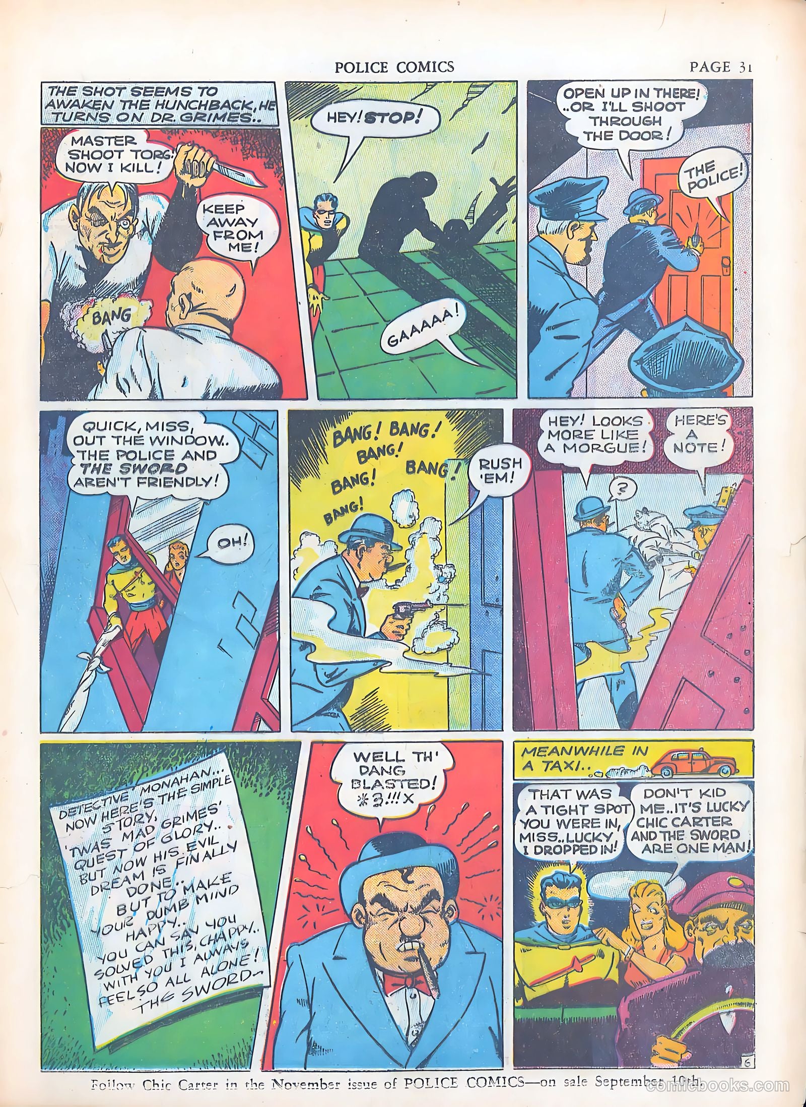 Police Comics #3 (1941) — page 33 of 68