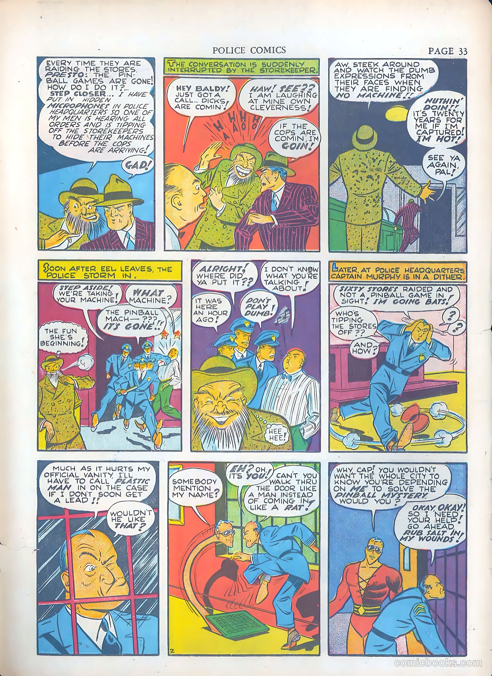 Police Comics #3 (1941) — page 35 of 68
