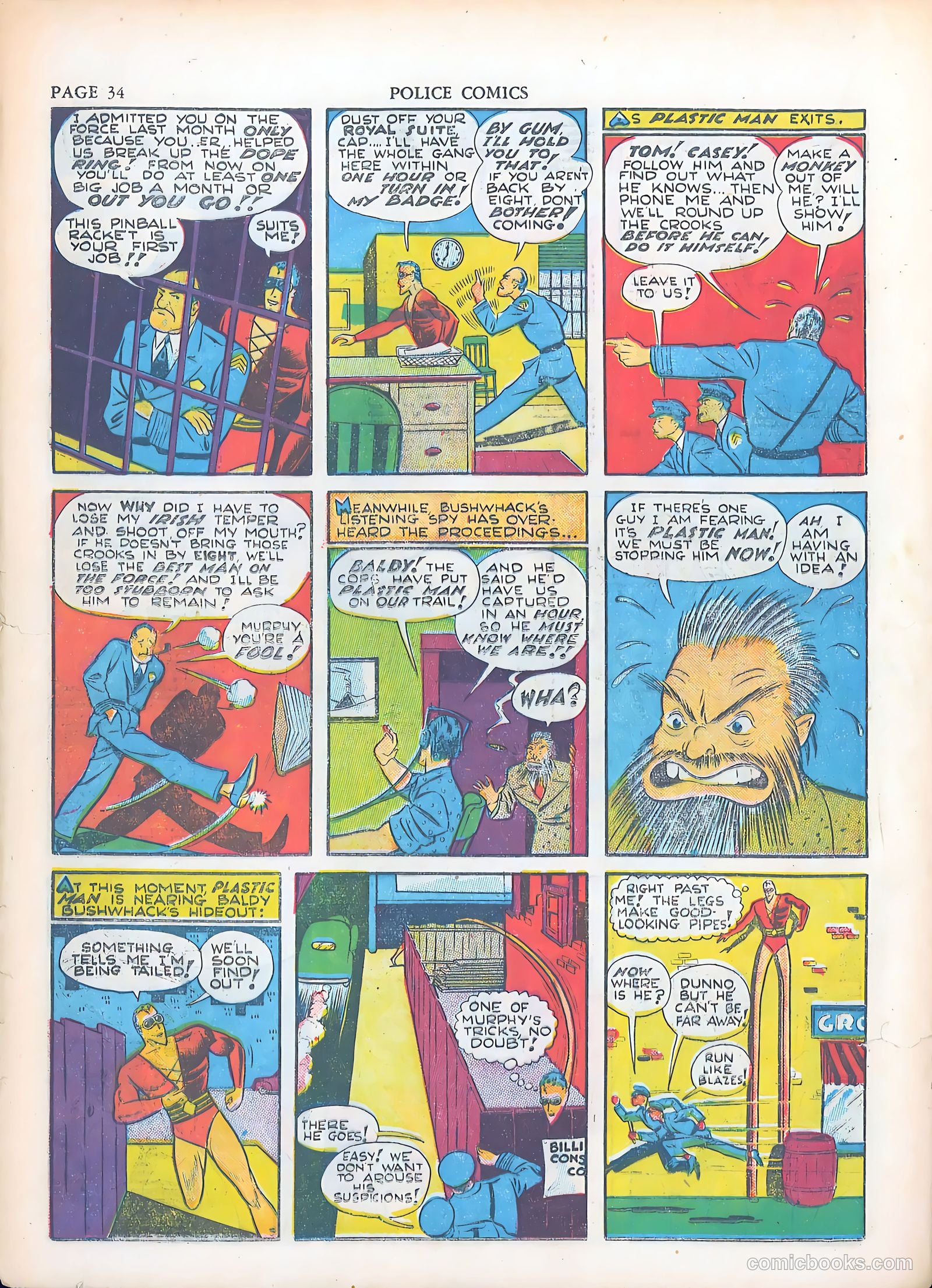 Police Comics #3 (1941) — page 36 of 68