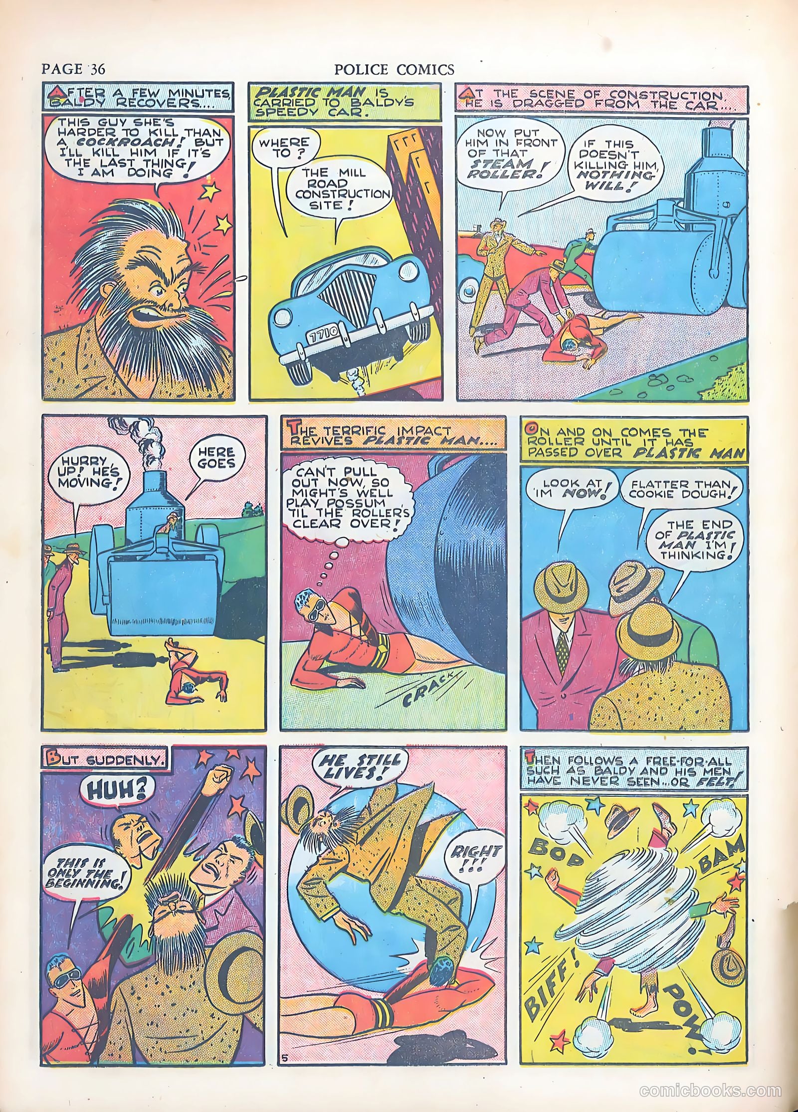 Police Comics #3 (1941) — page 38 of 68
