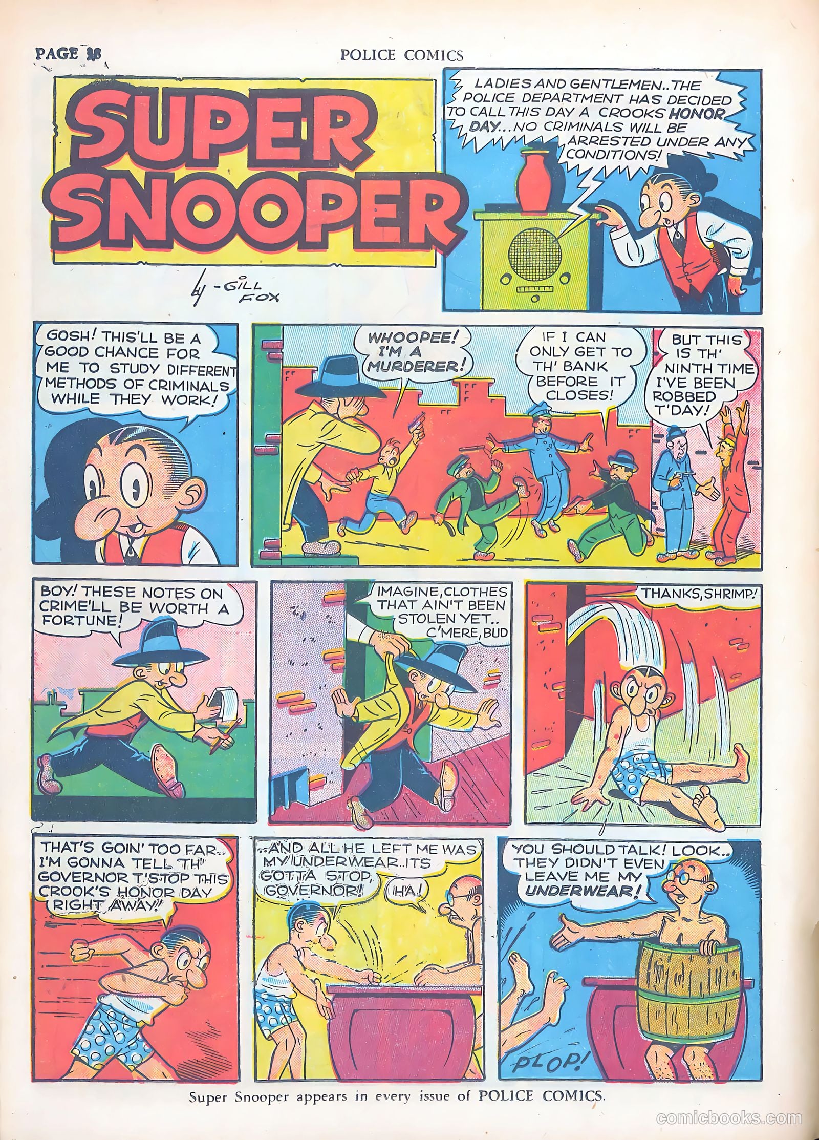 Police Comics #3 (1941) — page 40 of 68