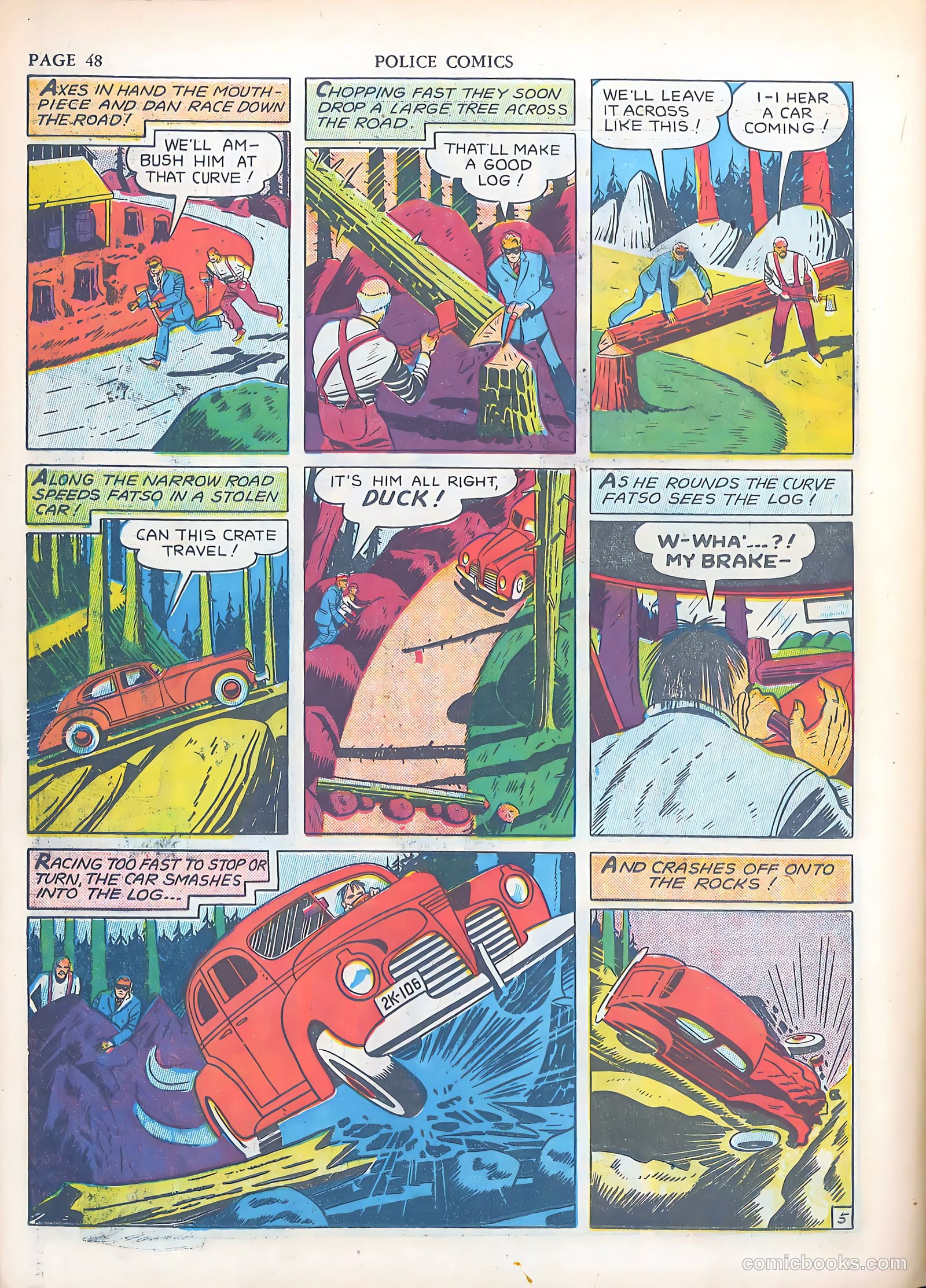 Police Comics #3 (1941) — page 50 of 68