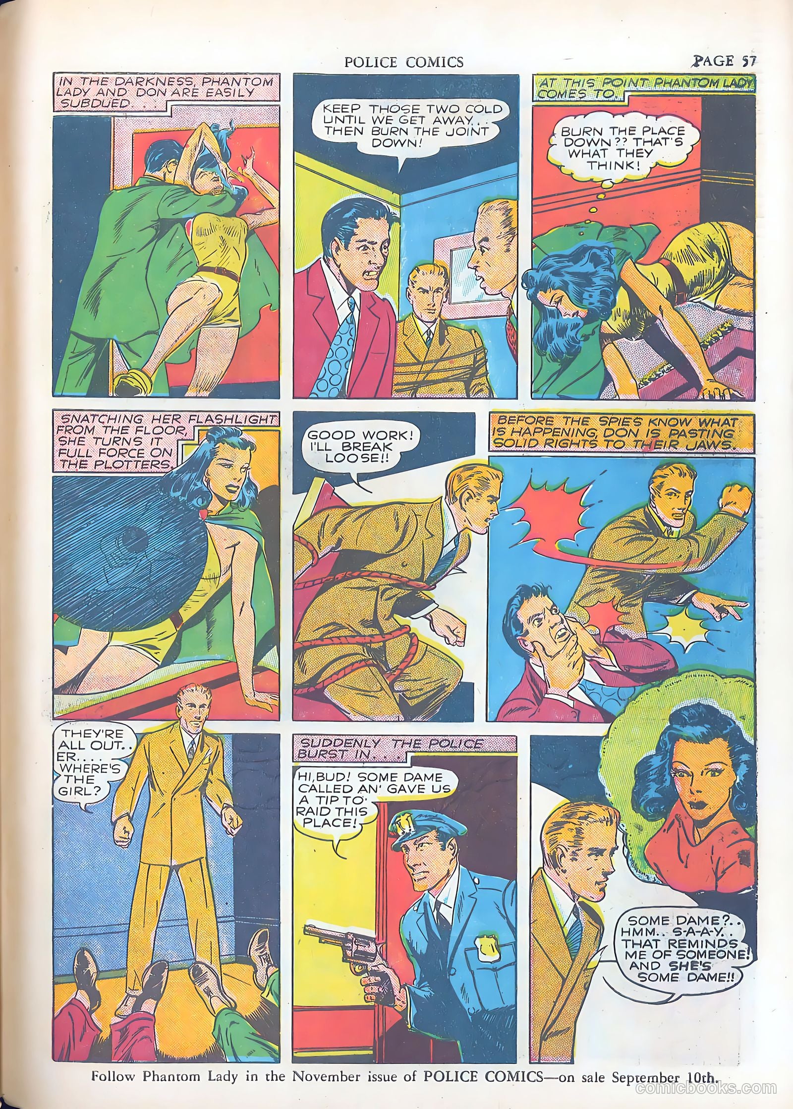 Police Comics #3 (1941) — page 59 of 68
