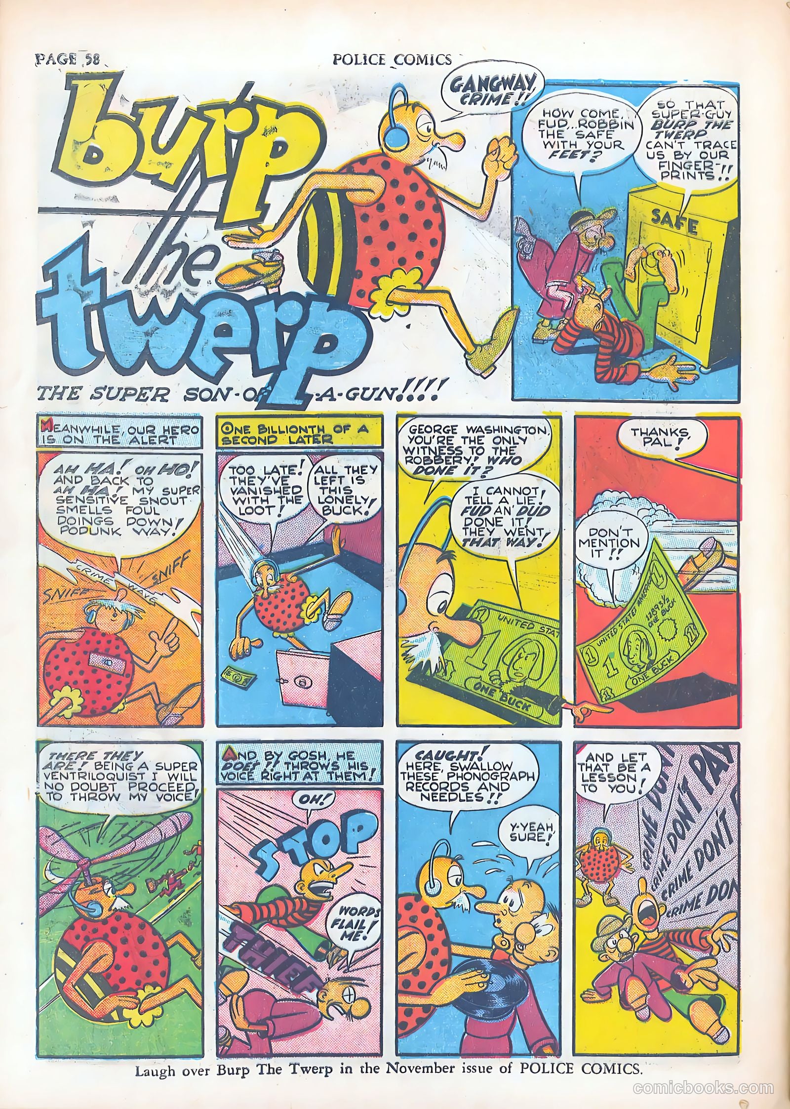 Police Comics #3 (1941) — page 60 of 68