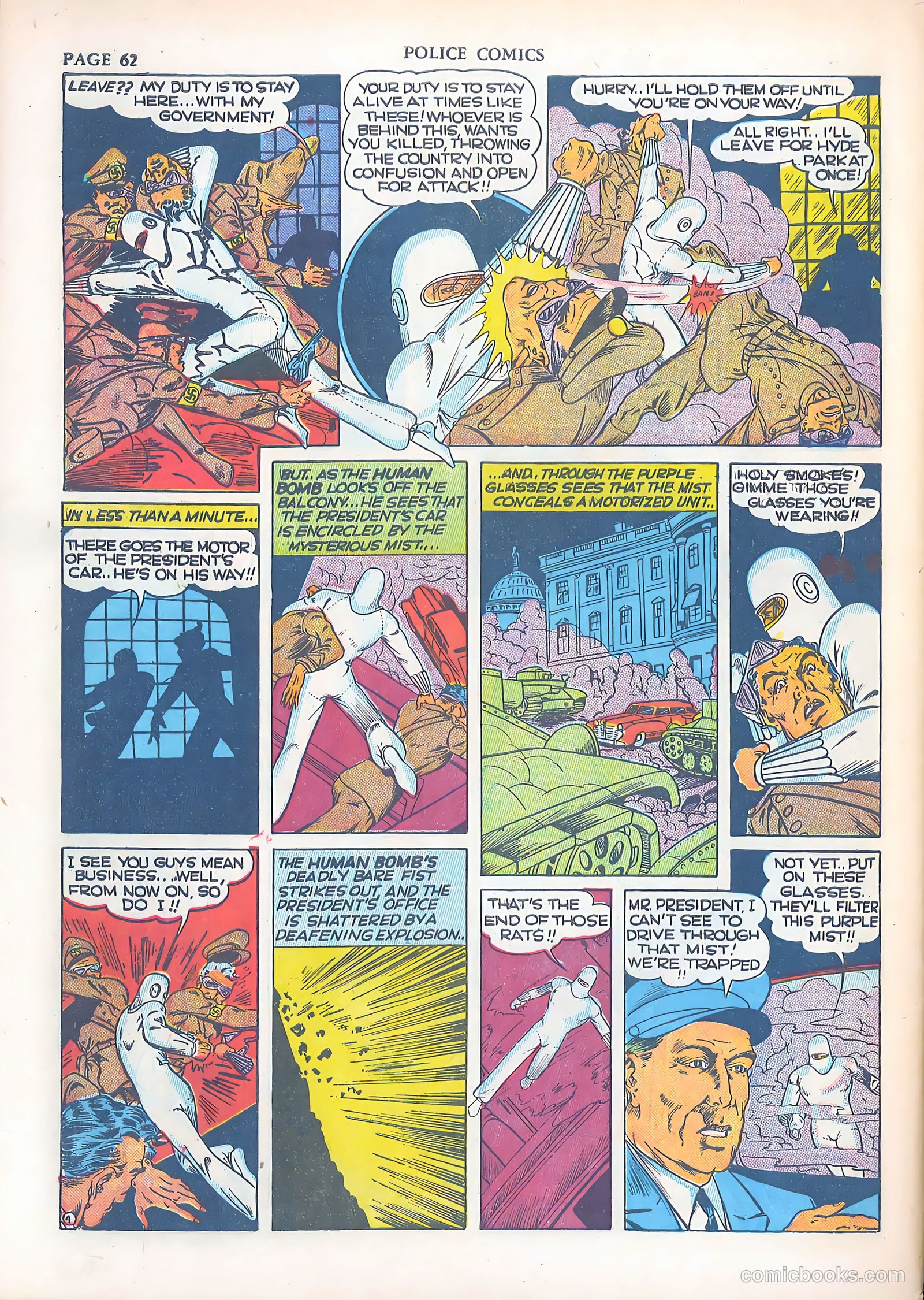 Police Comics #3 (1941) — page 64 of 68