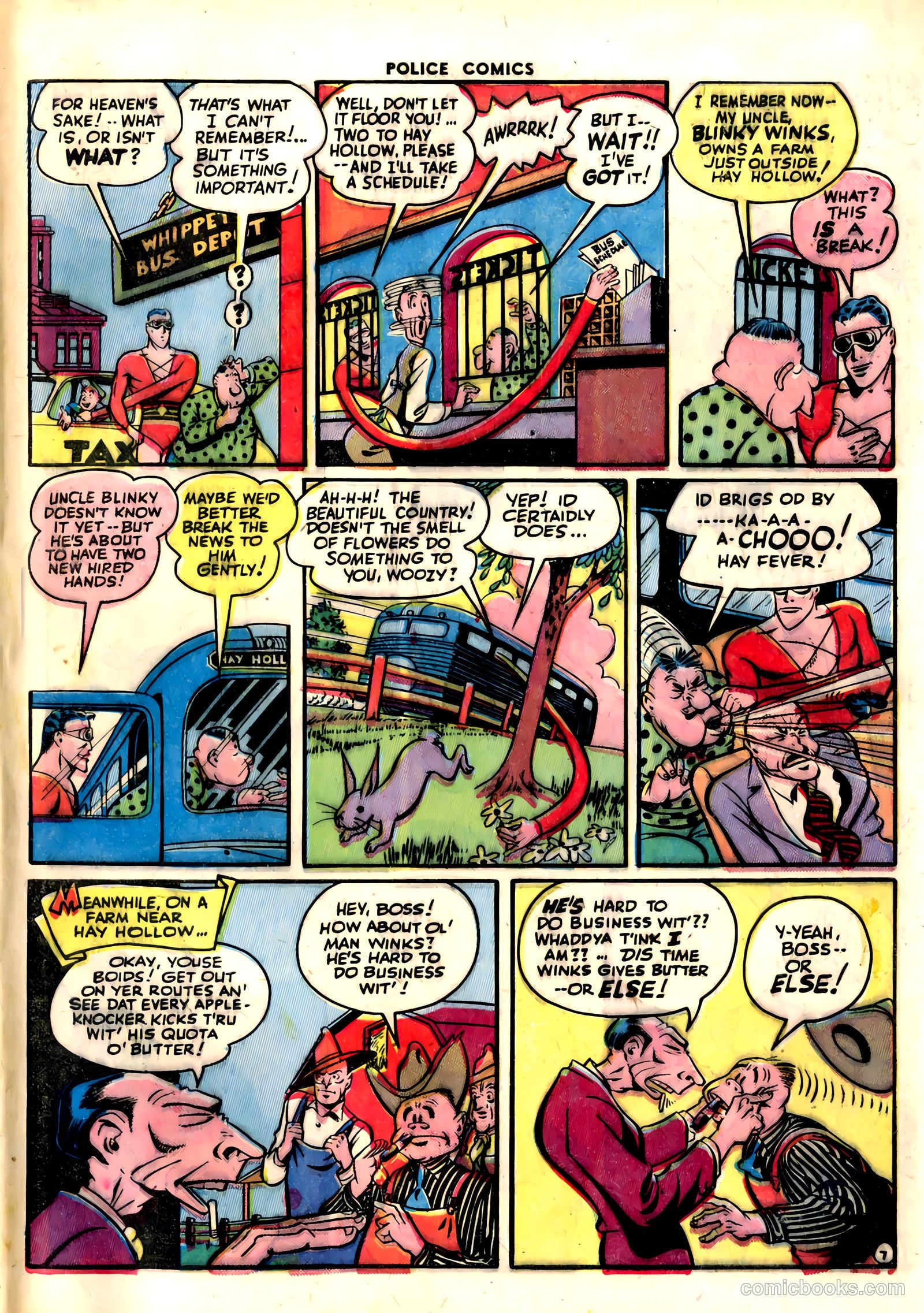 Police Comics #30 (1944) — page 9 of 60