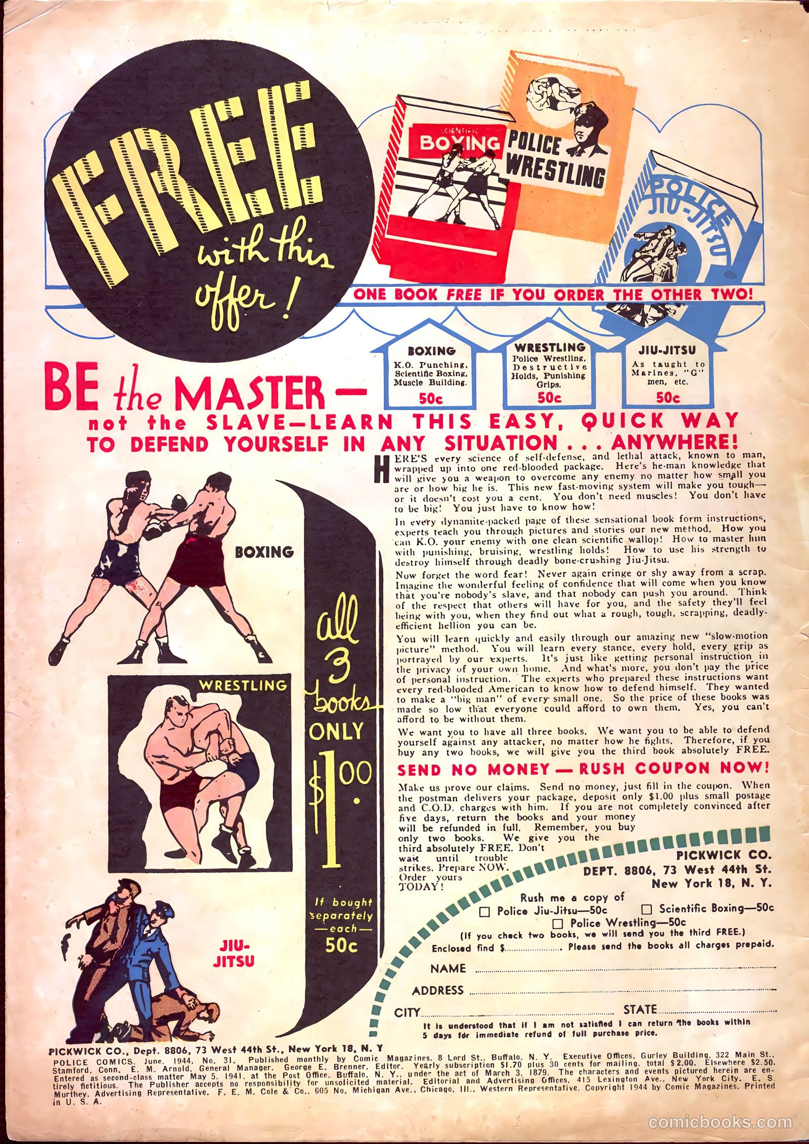 Police Comics #31 (1944) — page 2 of 60