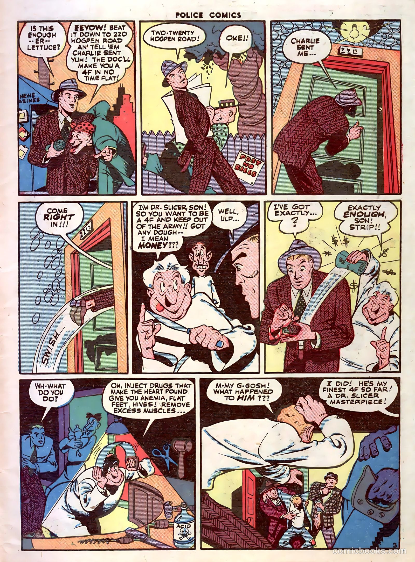 Police Comics #31 (1944) — page 5 of 60