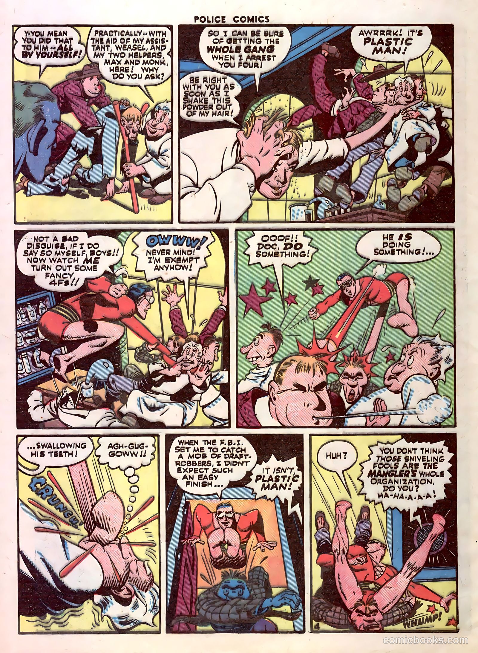 Police Comics #31 (1944) — page 6 of 60