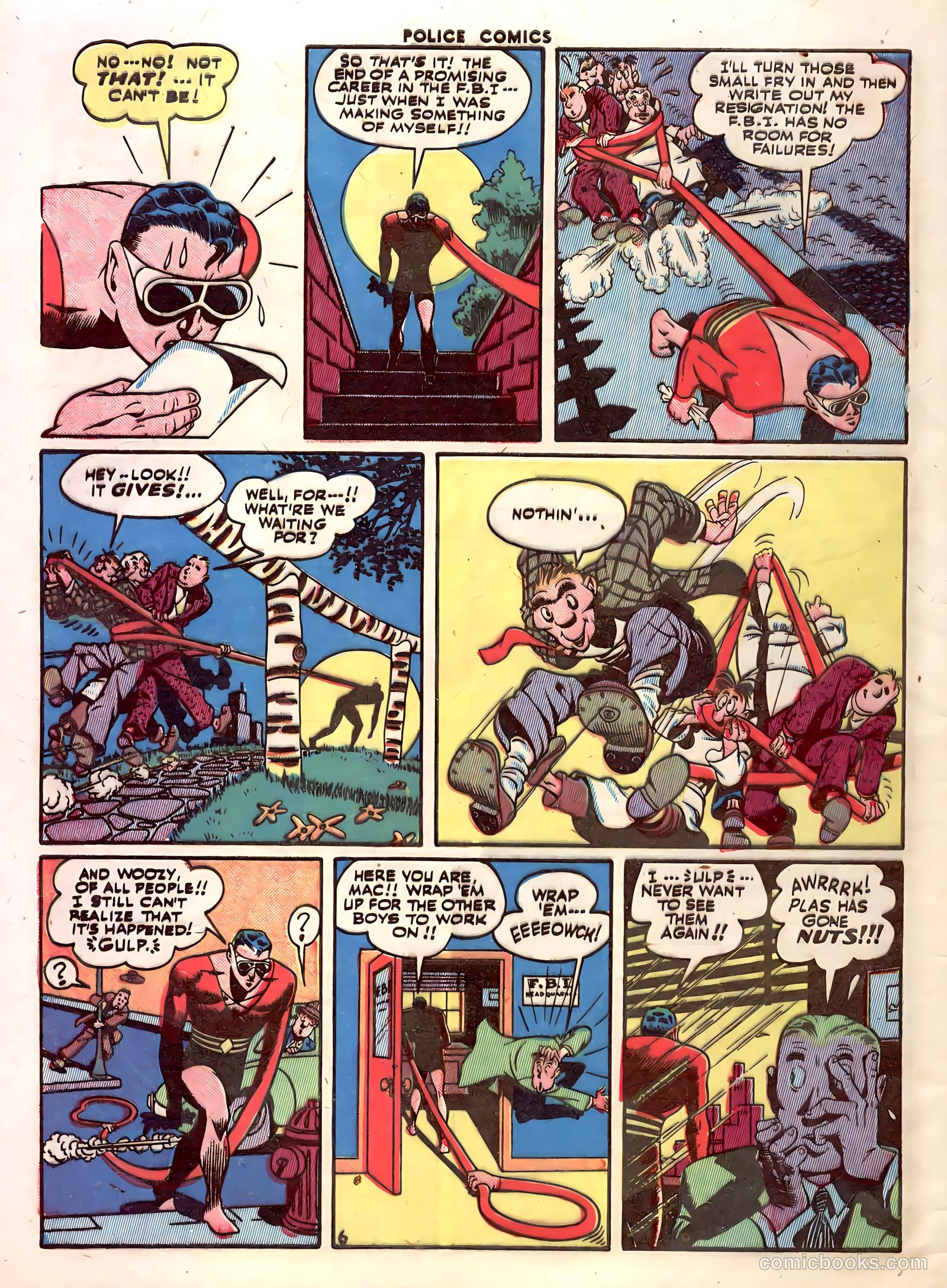 Police Comics #31 (1944) — page 8 of 60