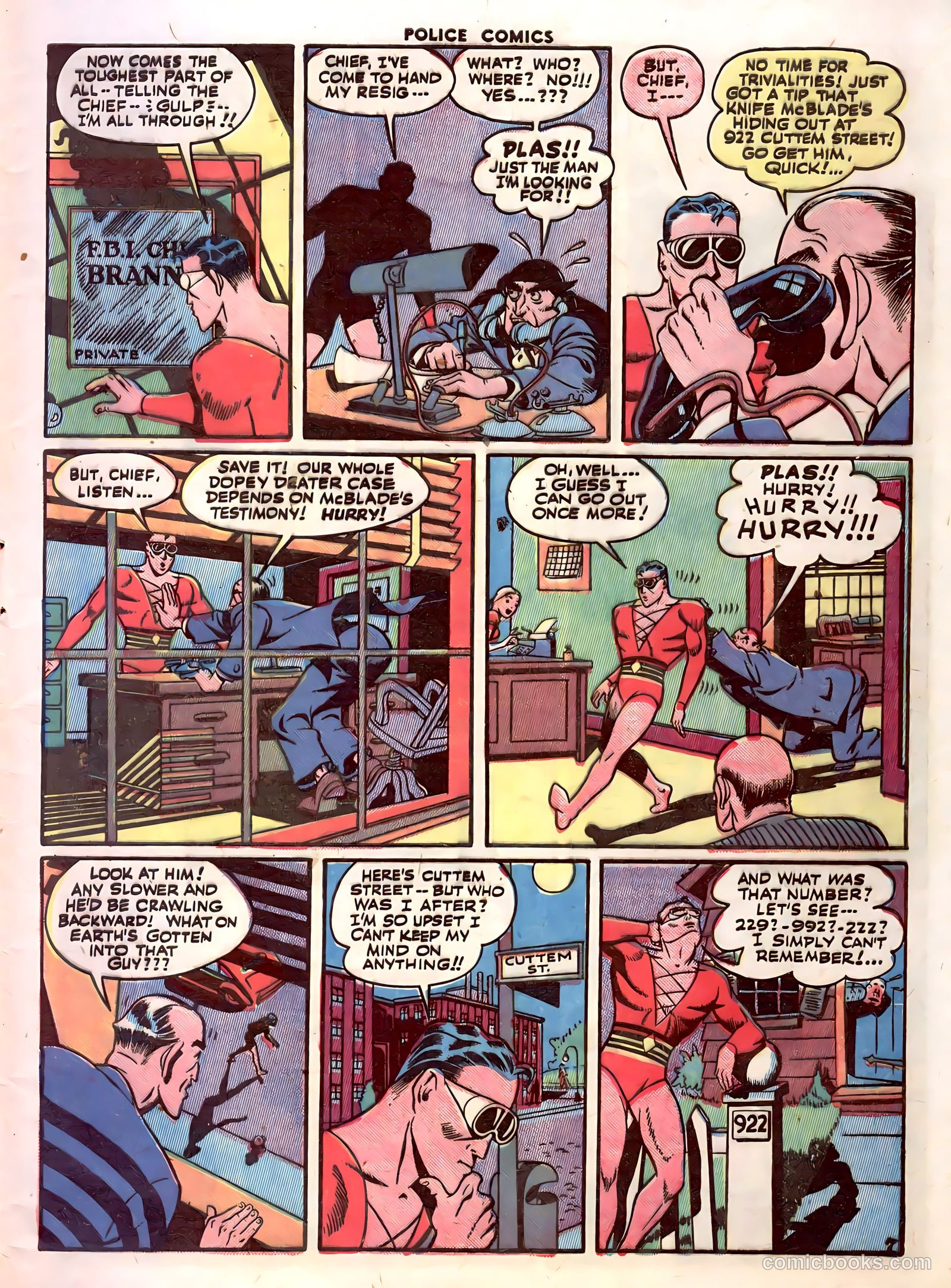 Police Comics #31 (1944) — page 9 of 60