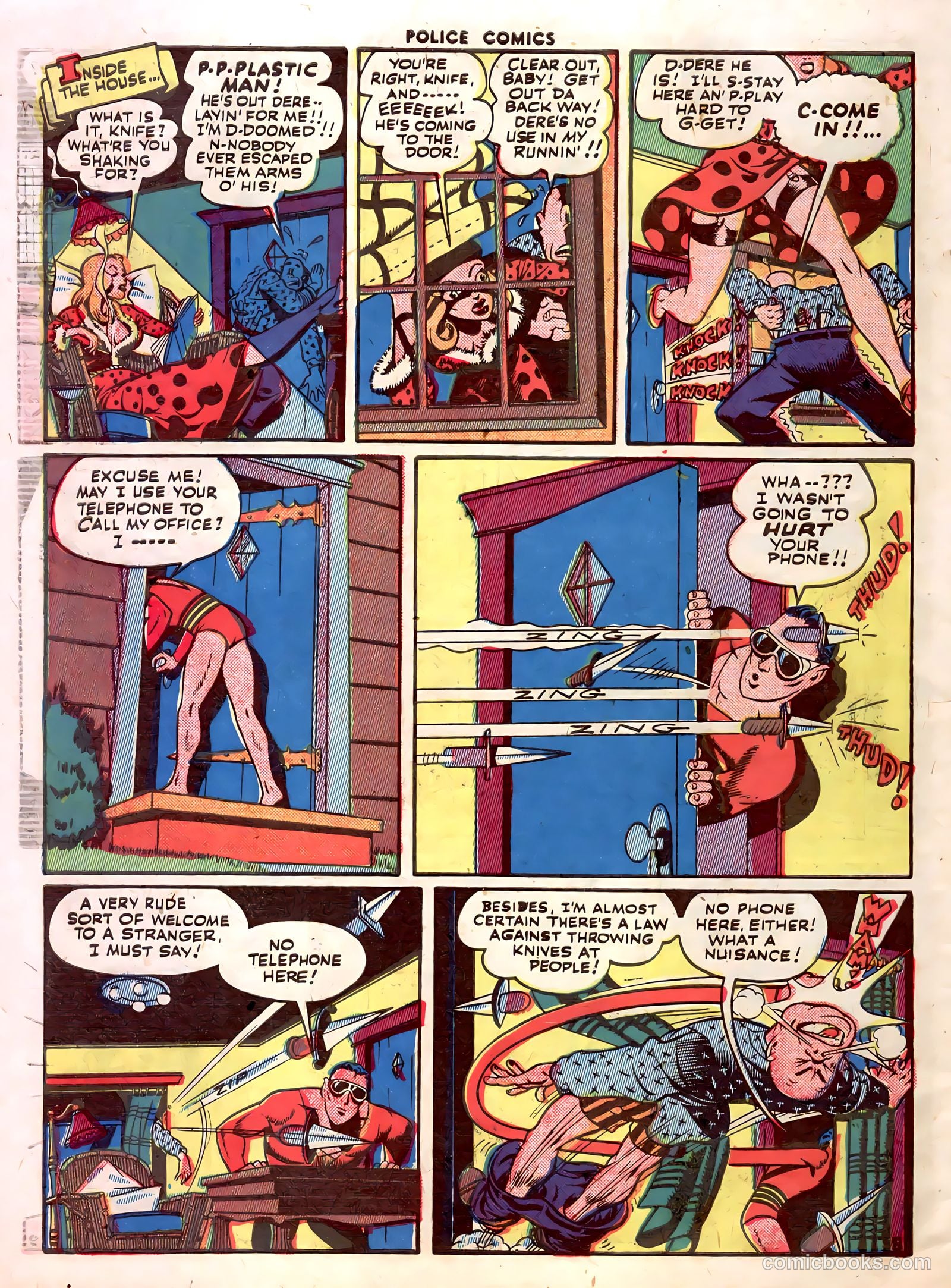Police Comics #31 (1944) — page 10 of 60