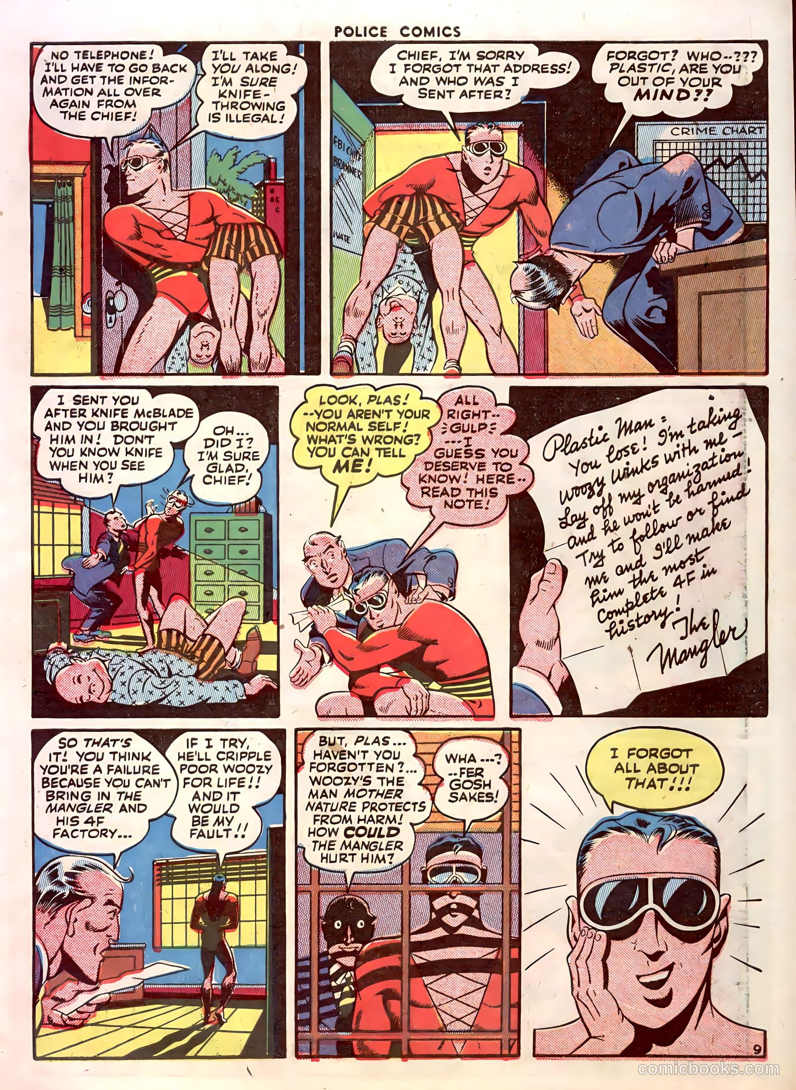 Police Comics #31 (1944) — page 11 of 60