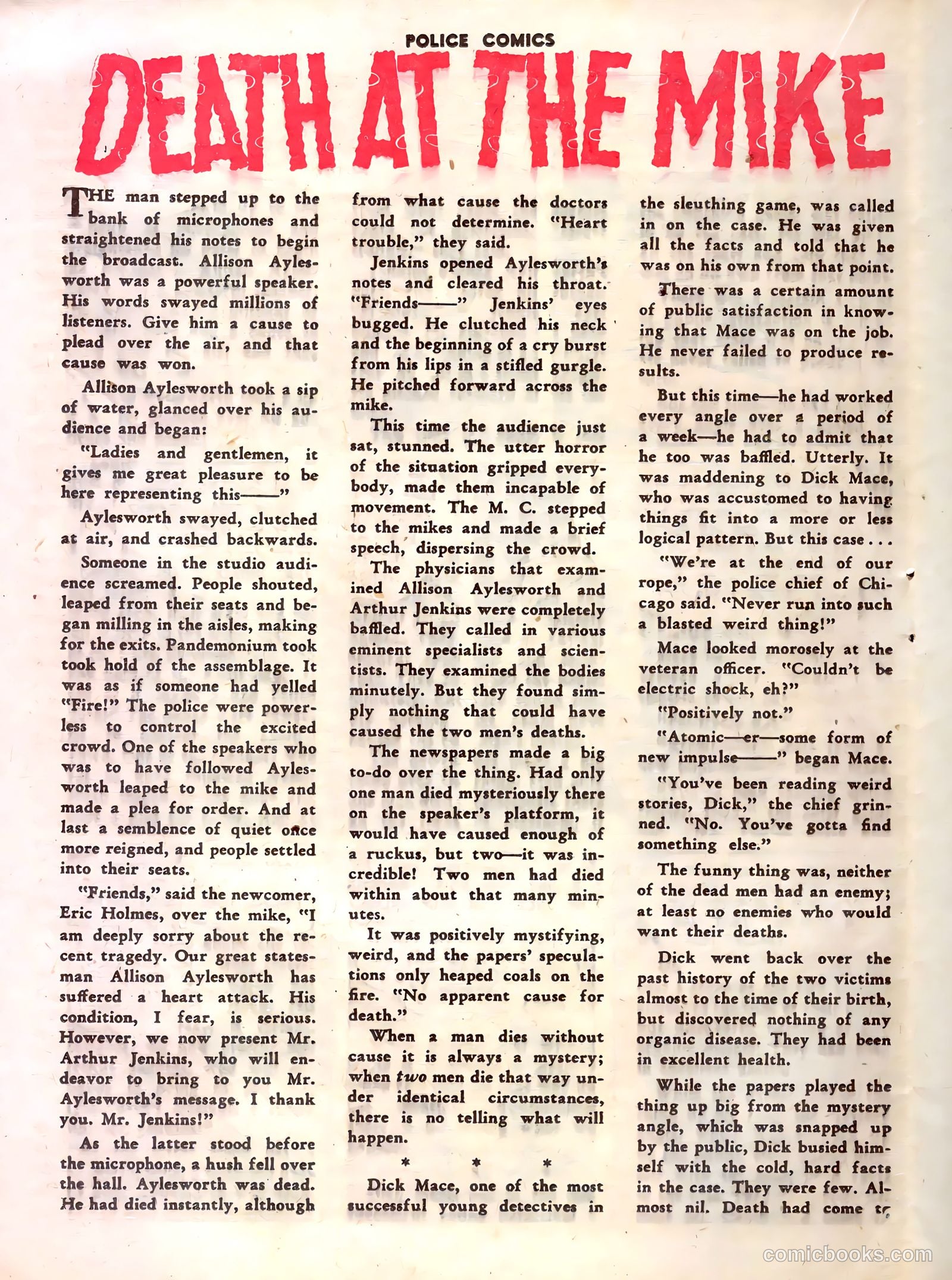 Police Comics #31 (1944) — page 40 of 60