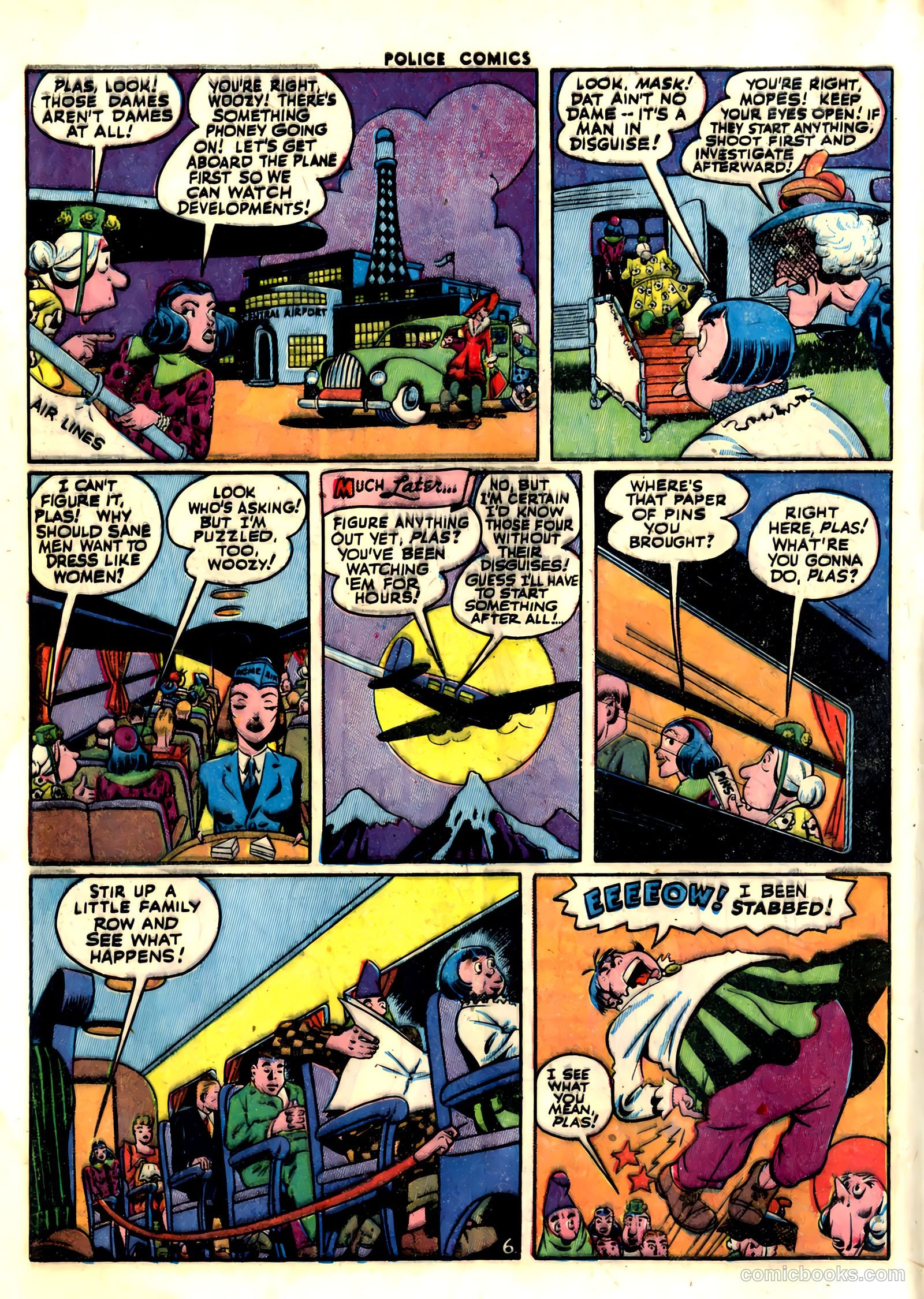Police Comics #32 (1944) — page 8 of 60
