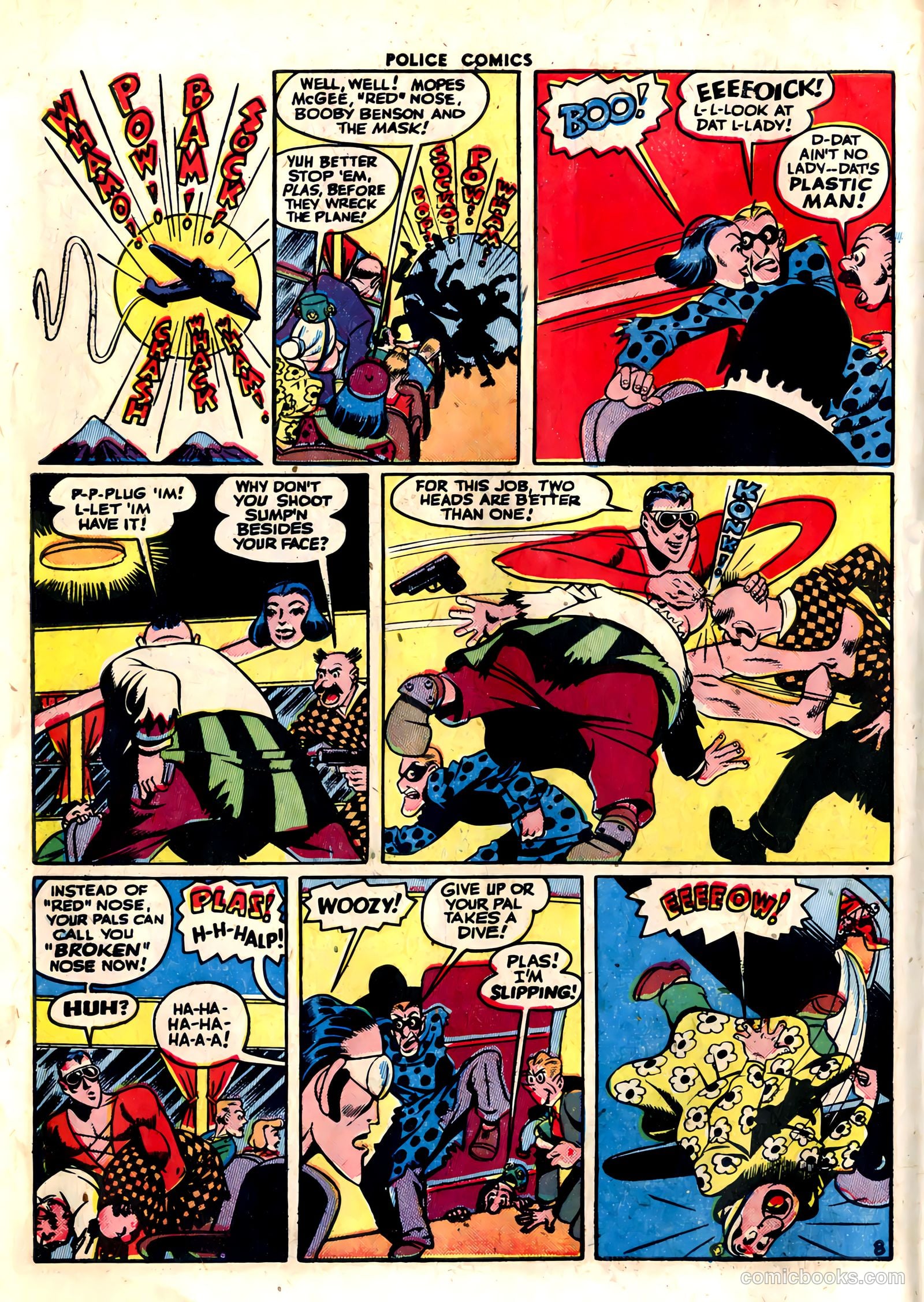 Police Comics #32 (1944) — page 10 of 60