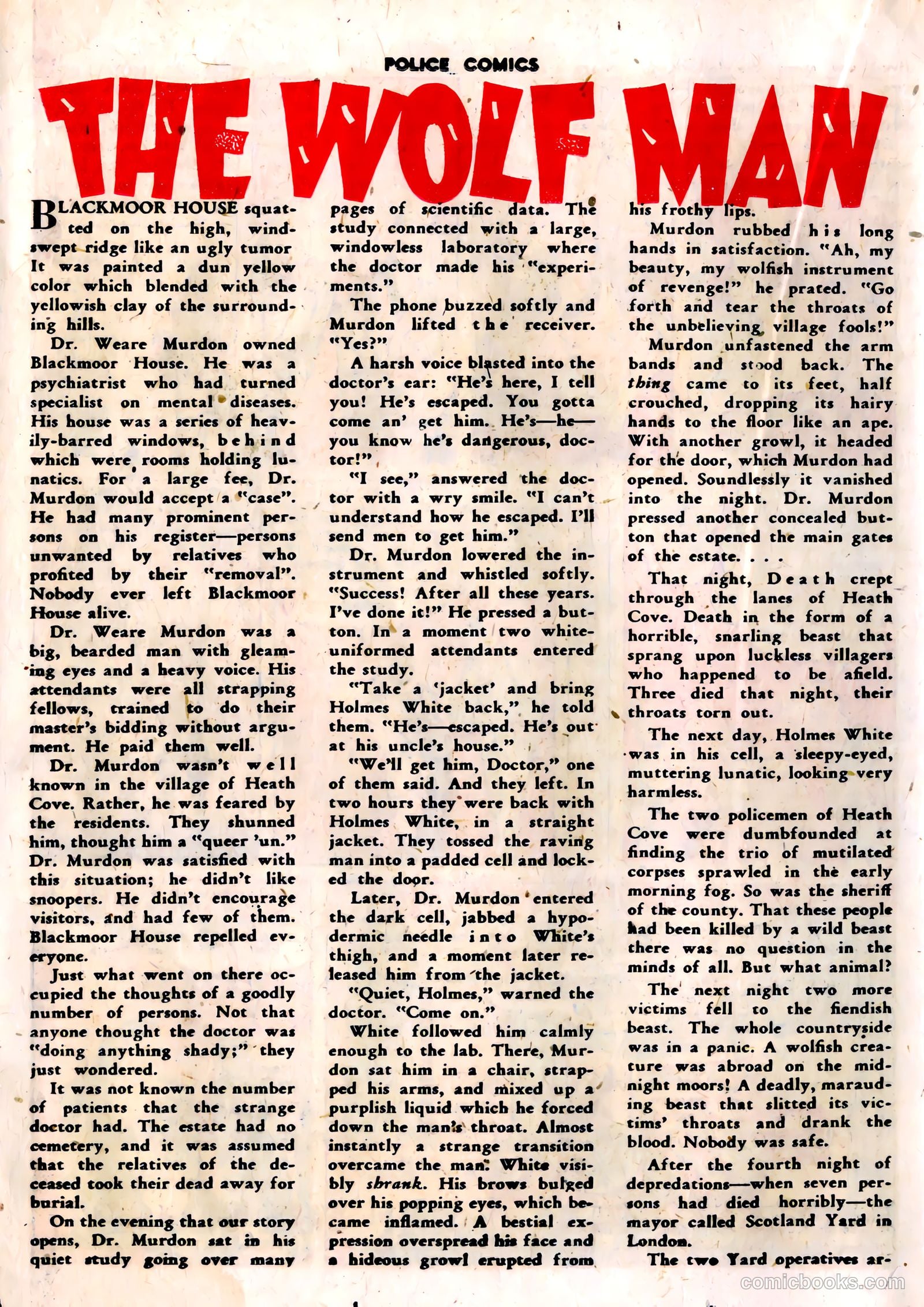 Police Comics #32 (1944) — page 38 of 60