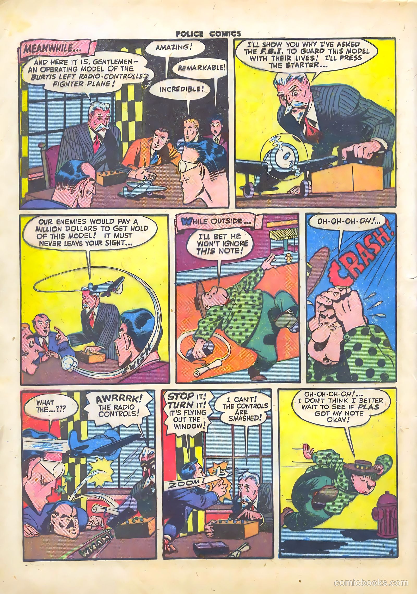 Police Comics #33 (1944) — page 6 of 60