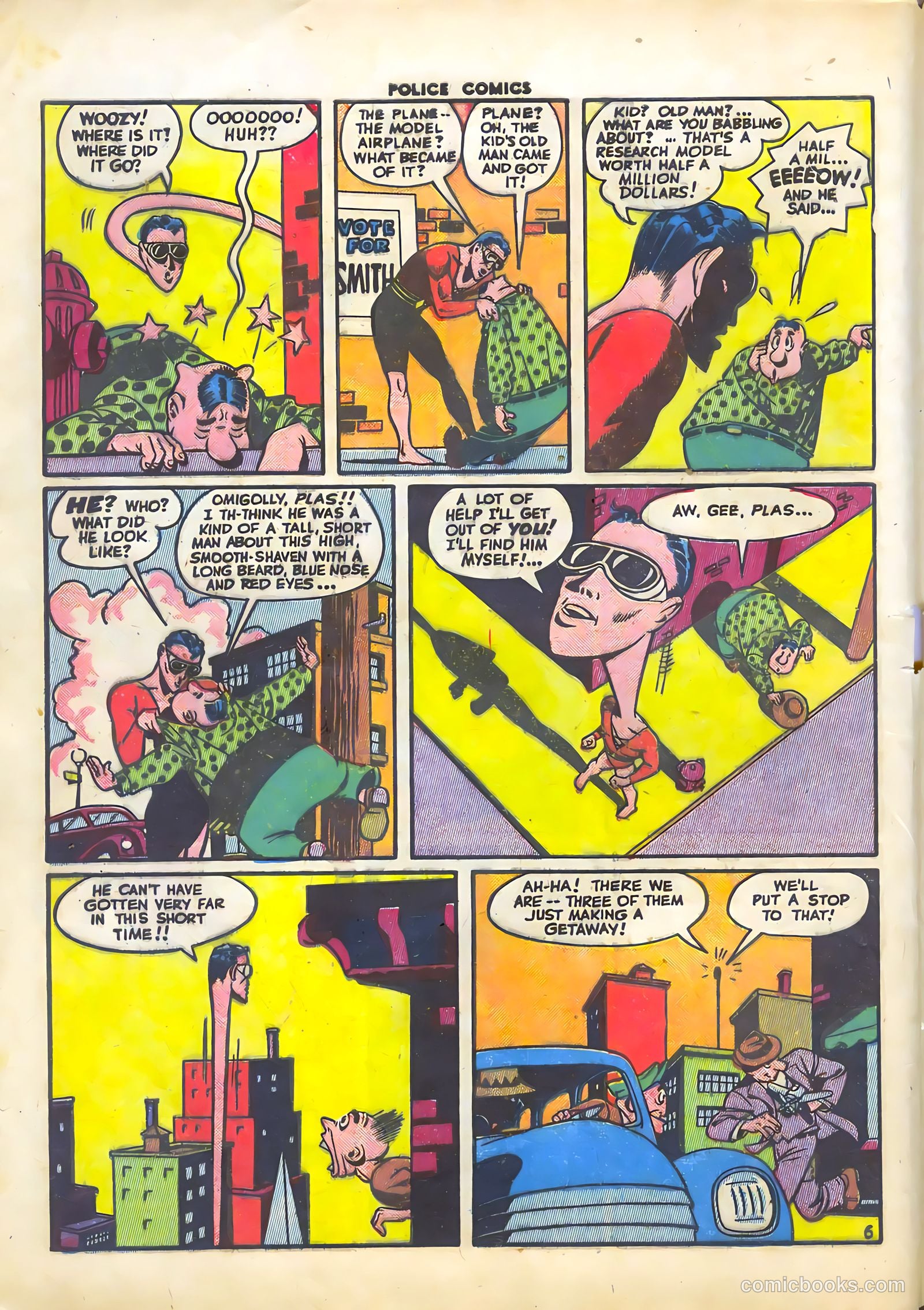 Police Comics #33 (1944) — page 8 of 60