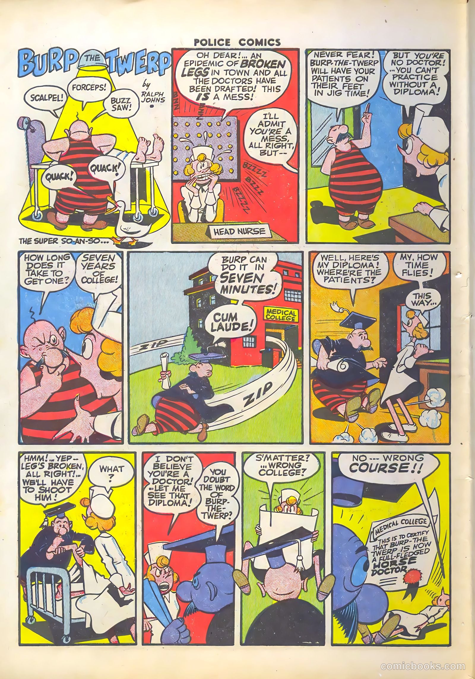 Police Comics #33 (1944) — page 50 of 60