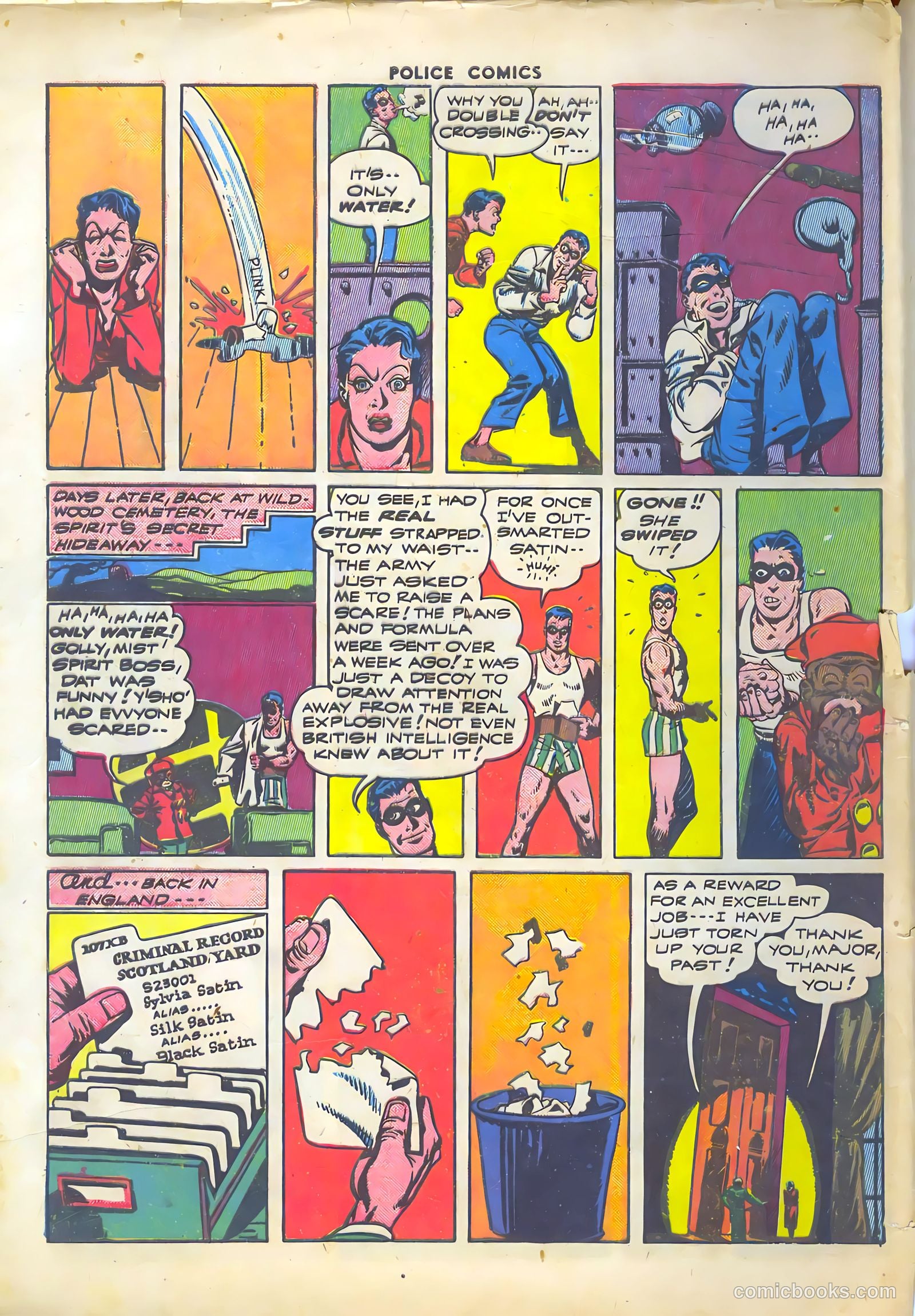 Police Comics #33 (1944) — page 58 of 60