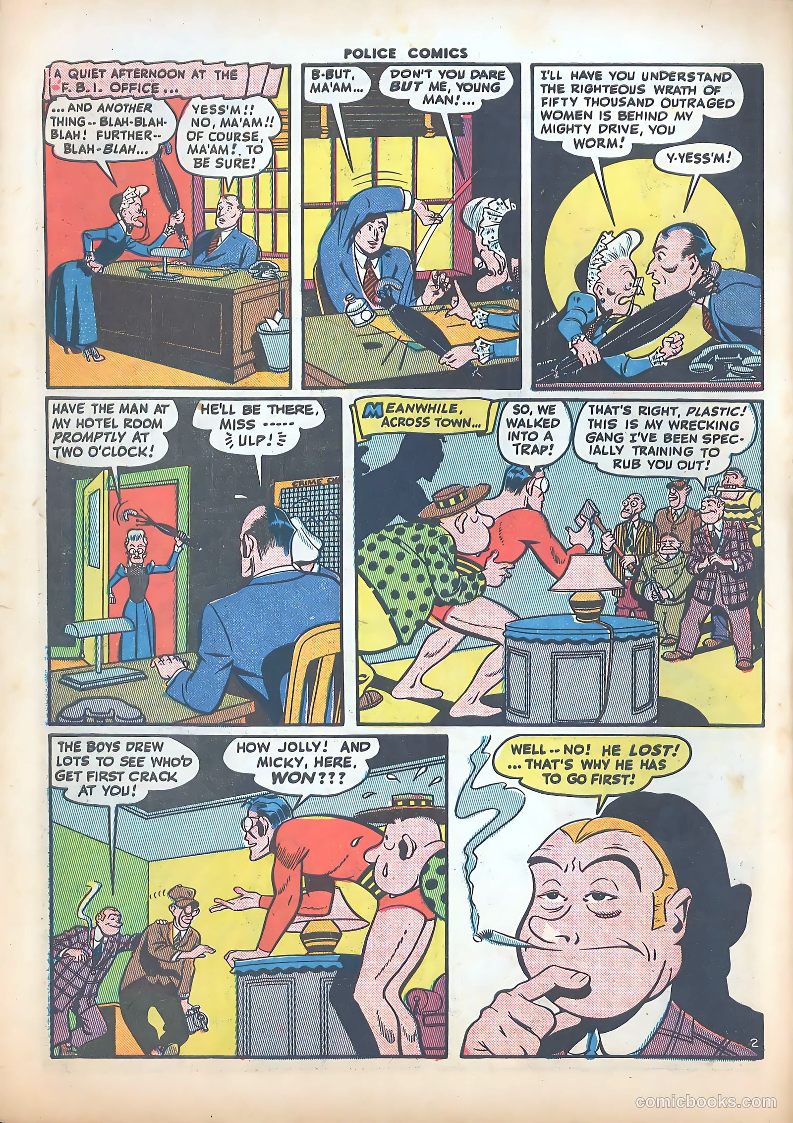 Police Comics #34 (1944) — page 4 of 60
