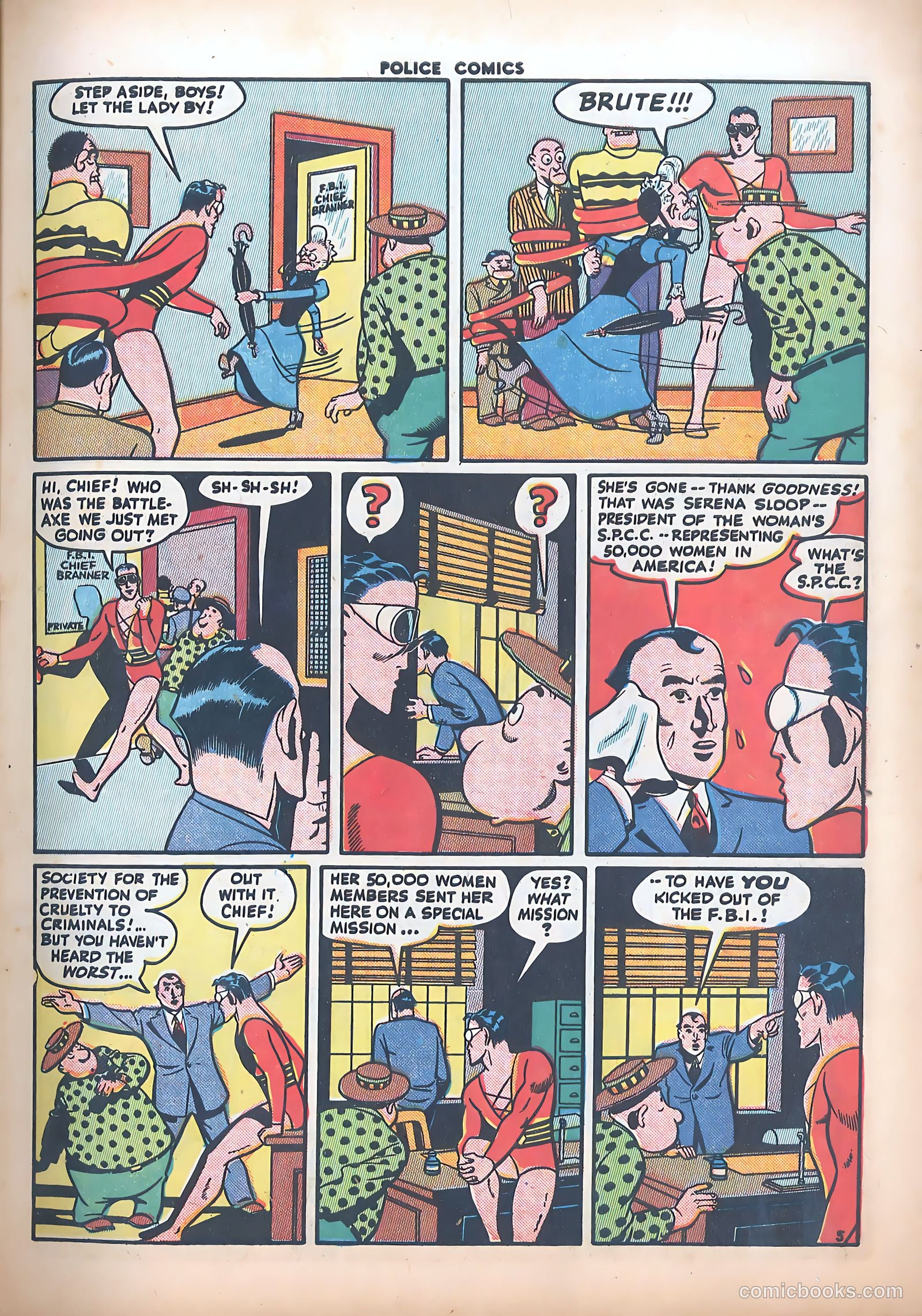 Police Comics #34 (1944) — page 7 of 60
