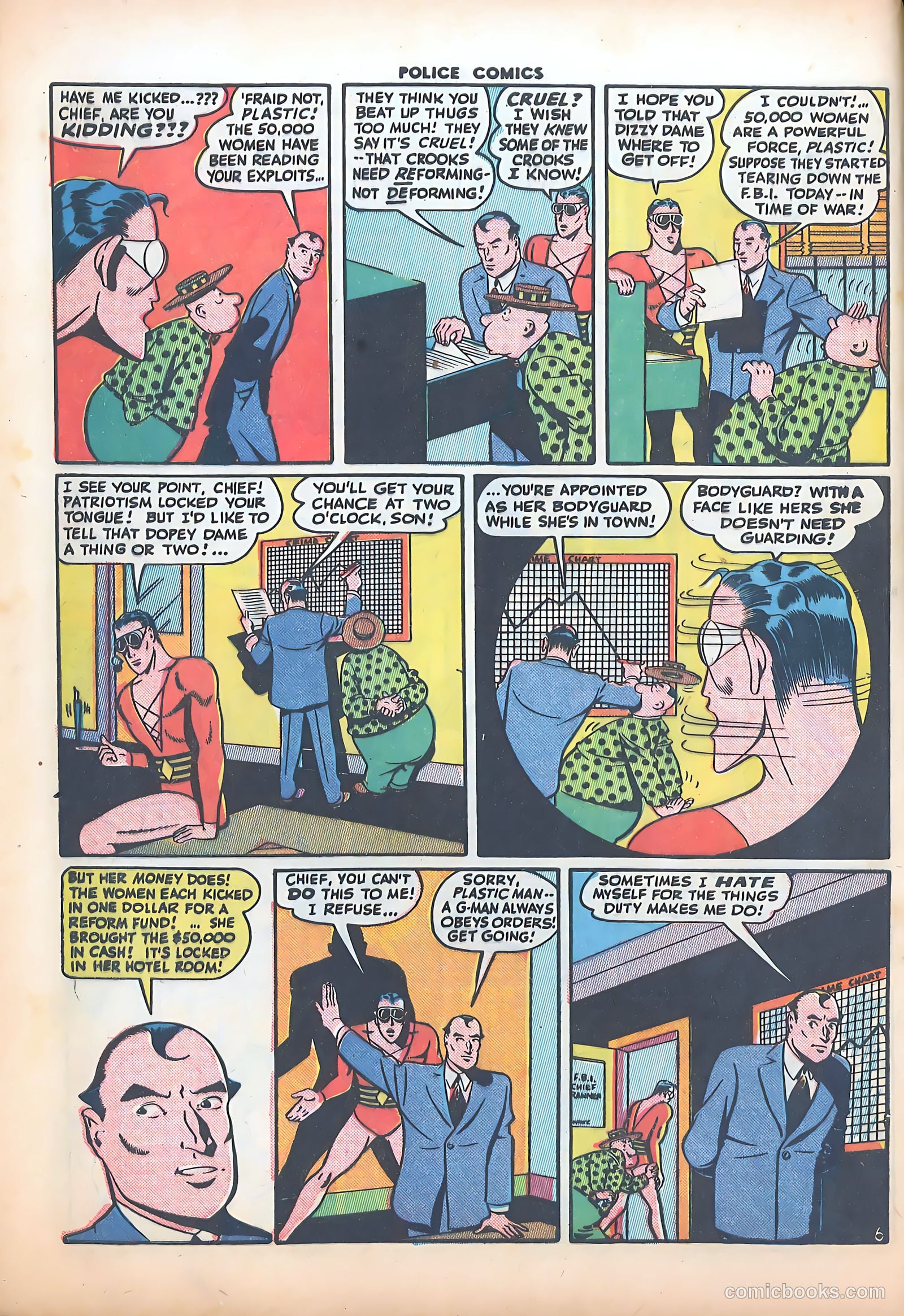 Police Comics #34 (1944) — page 8 of 60