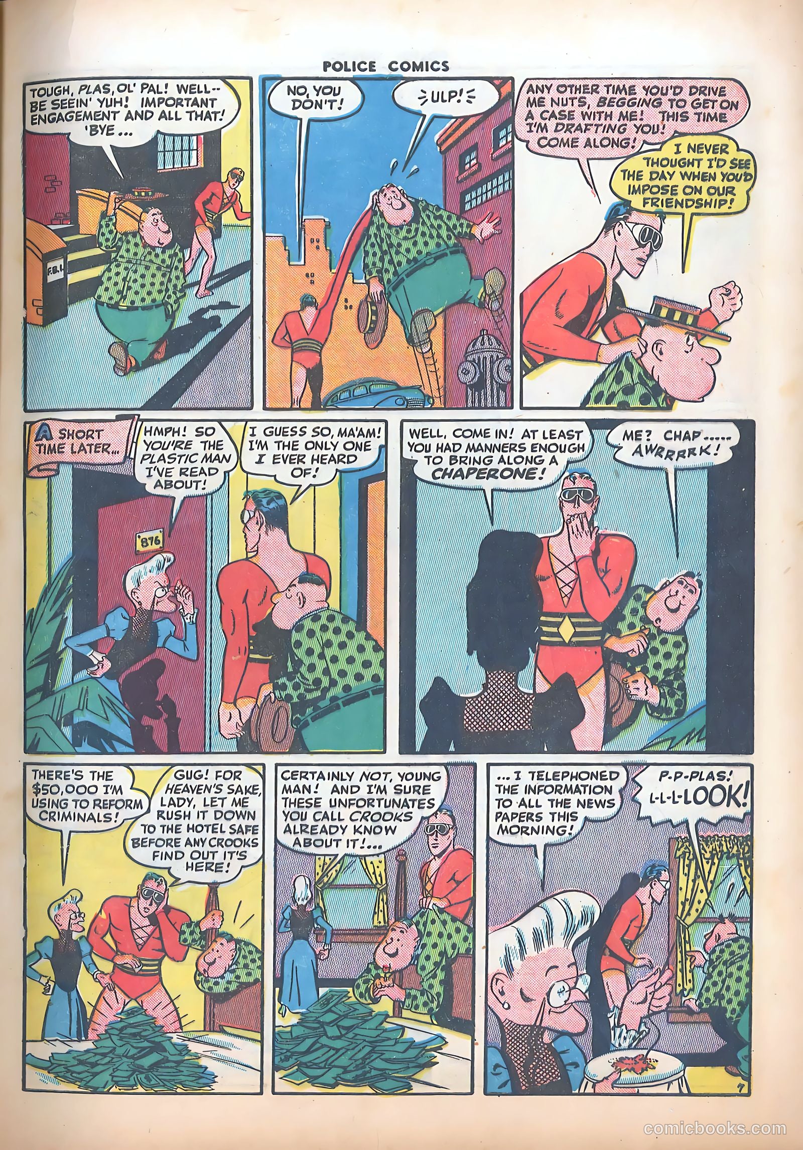 Police Comics #34 (1944) — page 9 of 60