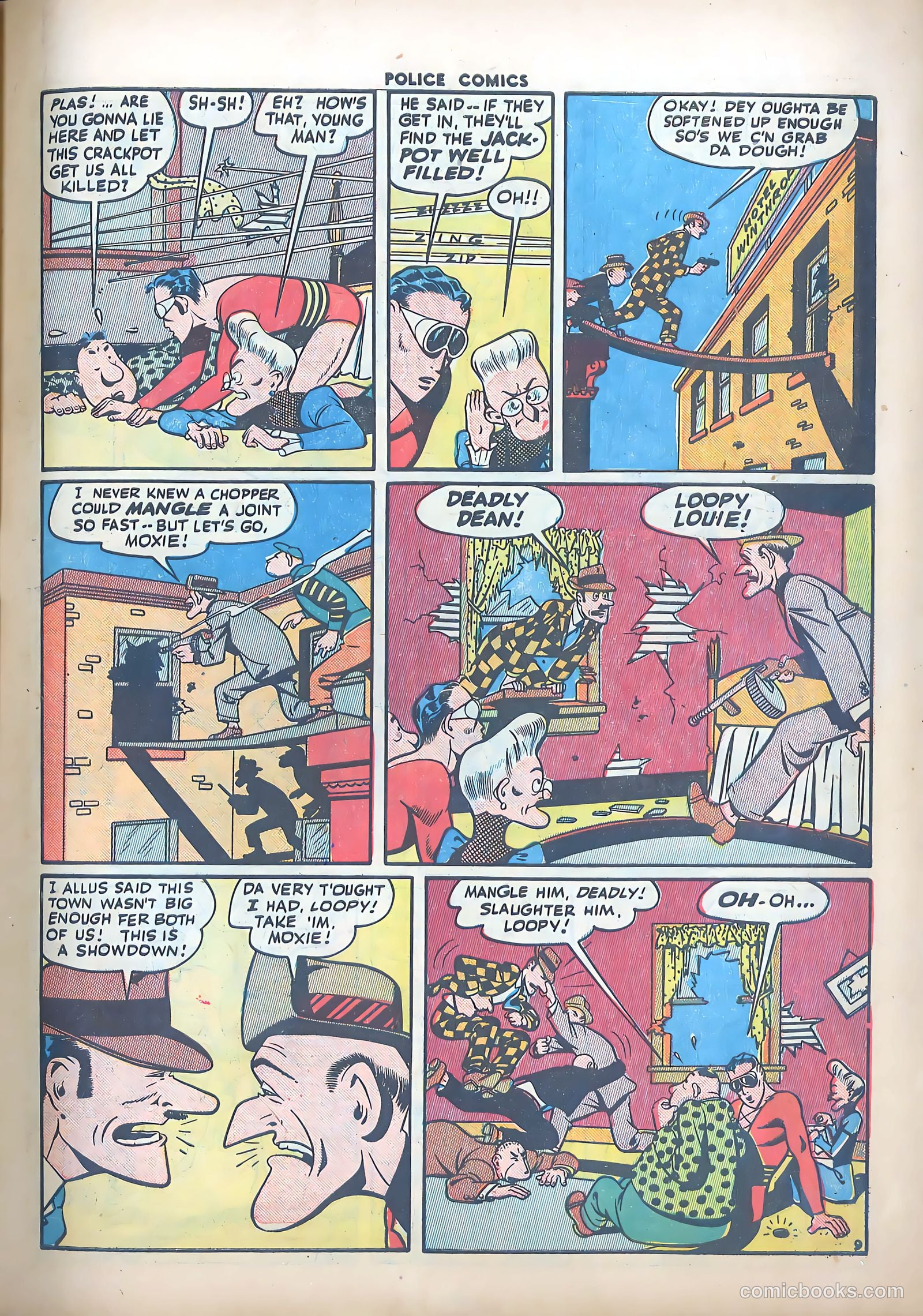 Police Comics #34 (1944) — page 11 of 60