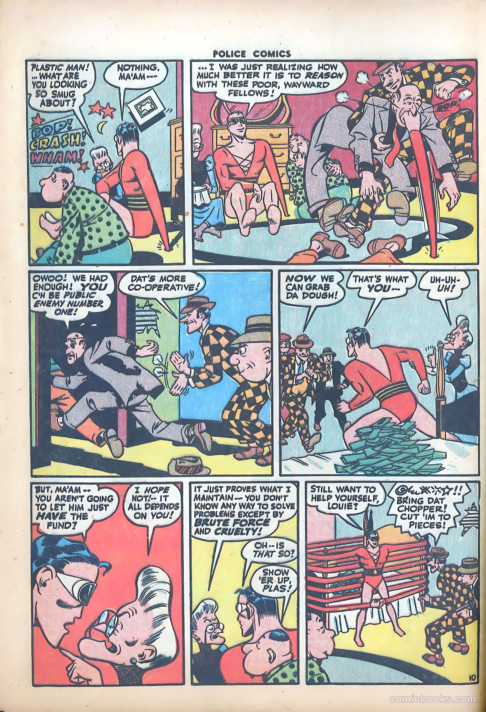 Police Comics #34 (1944) — page 12 of 60