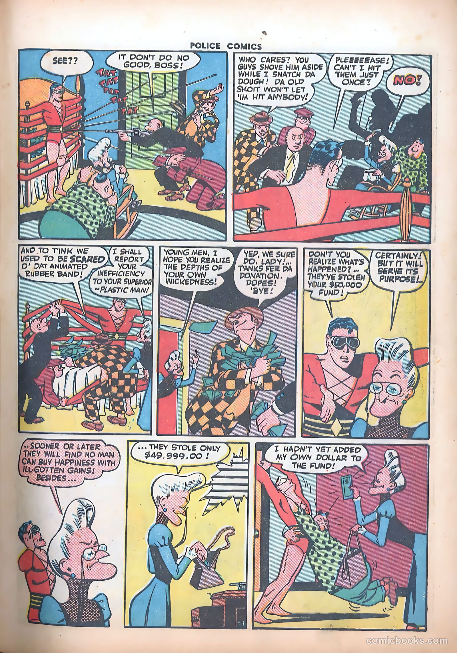 Police Comics #34 (1944) — page 13 of 60