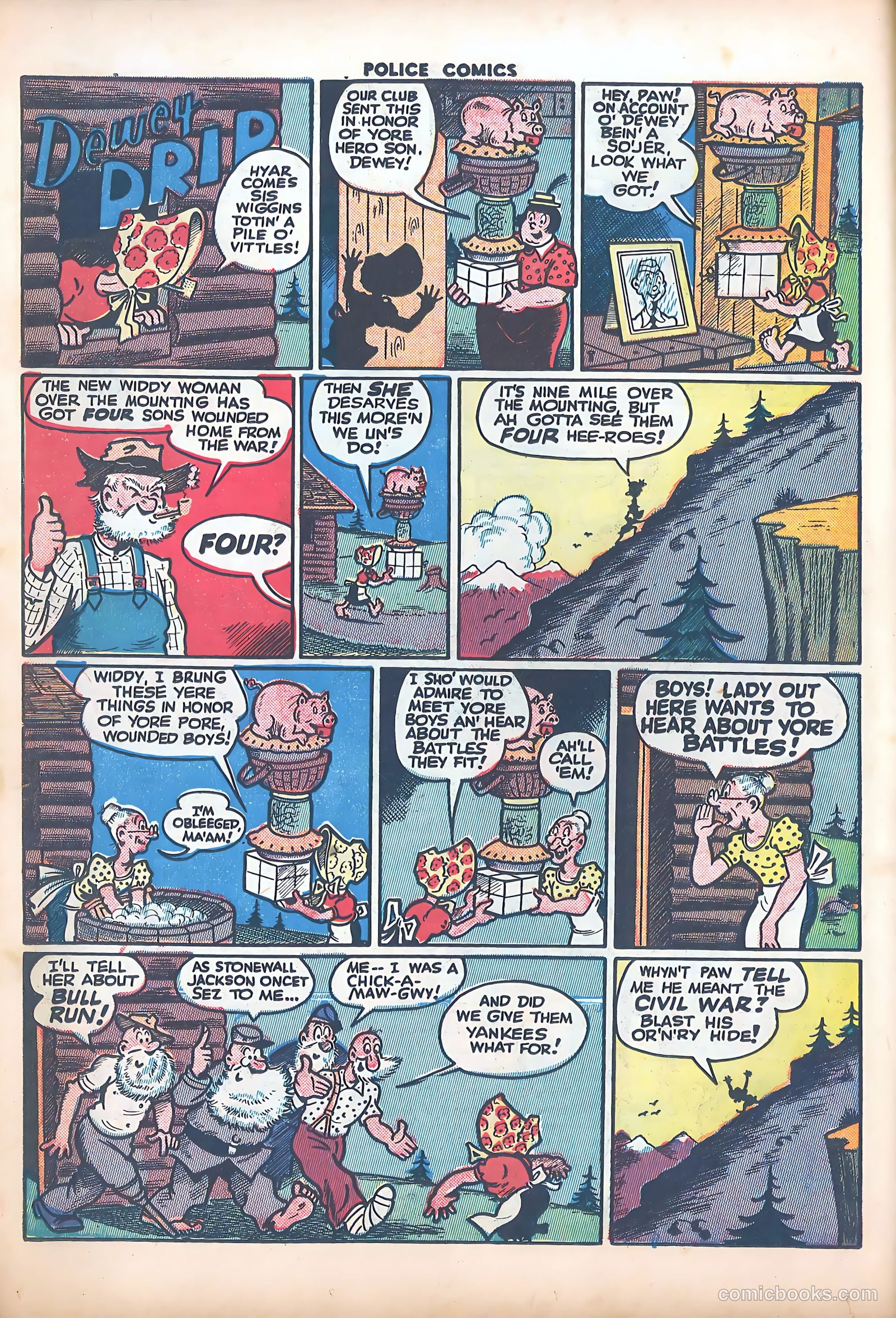 Police Comics #34 (1944) — page 18 of 60