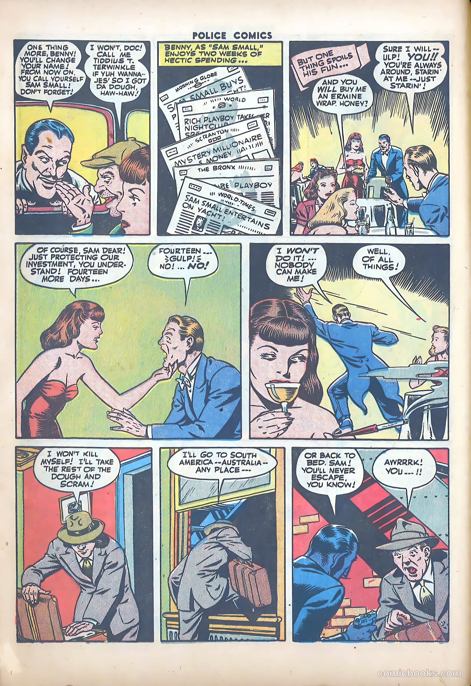 Police Comics #34 (1944) — page 22 of 60