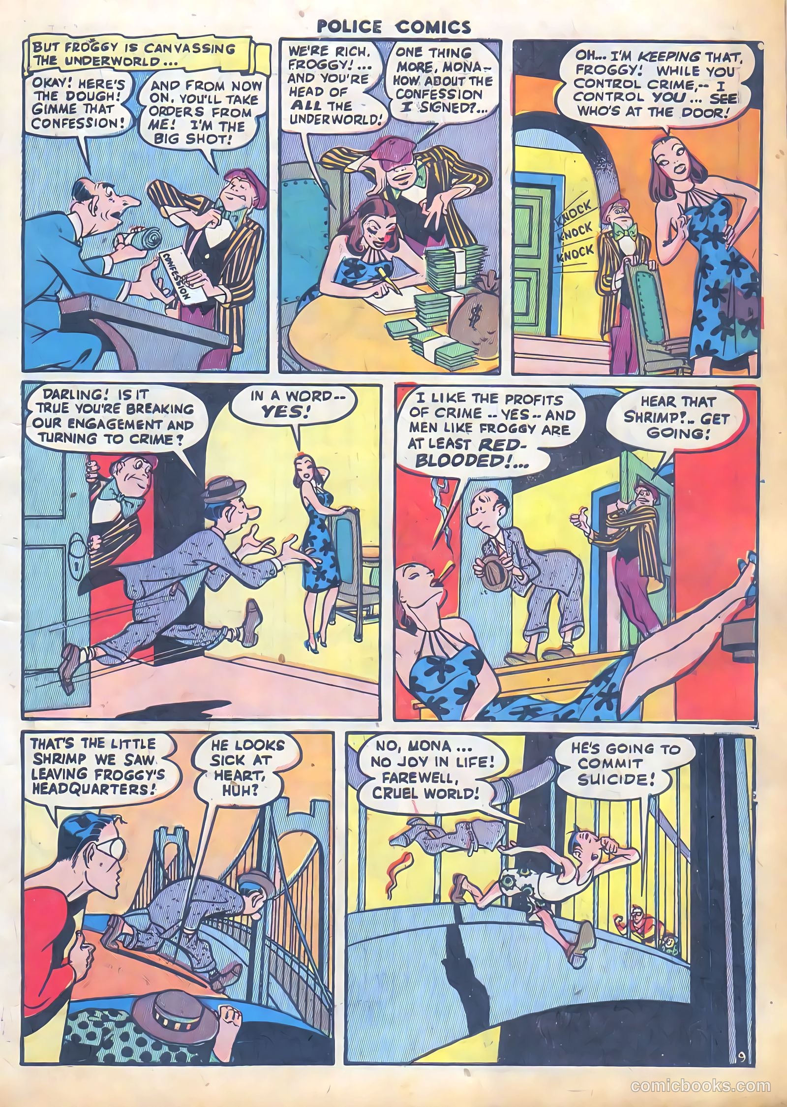 Police Comics #35 (1944) — page 12 of 61