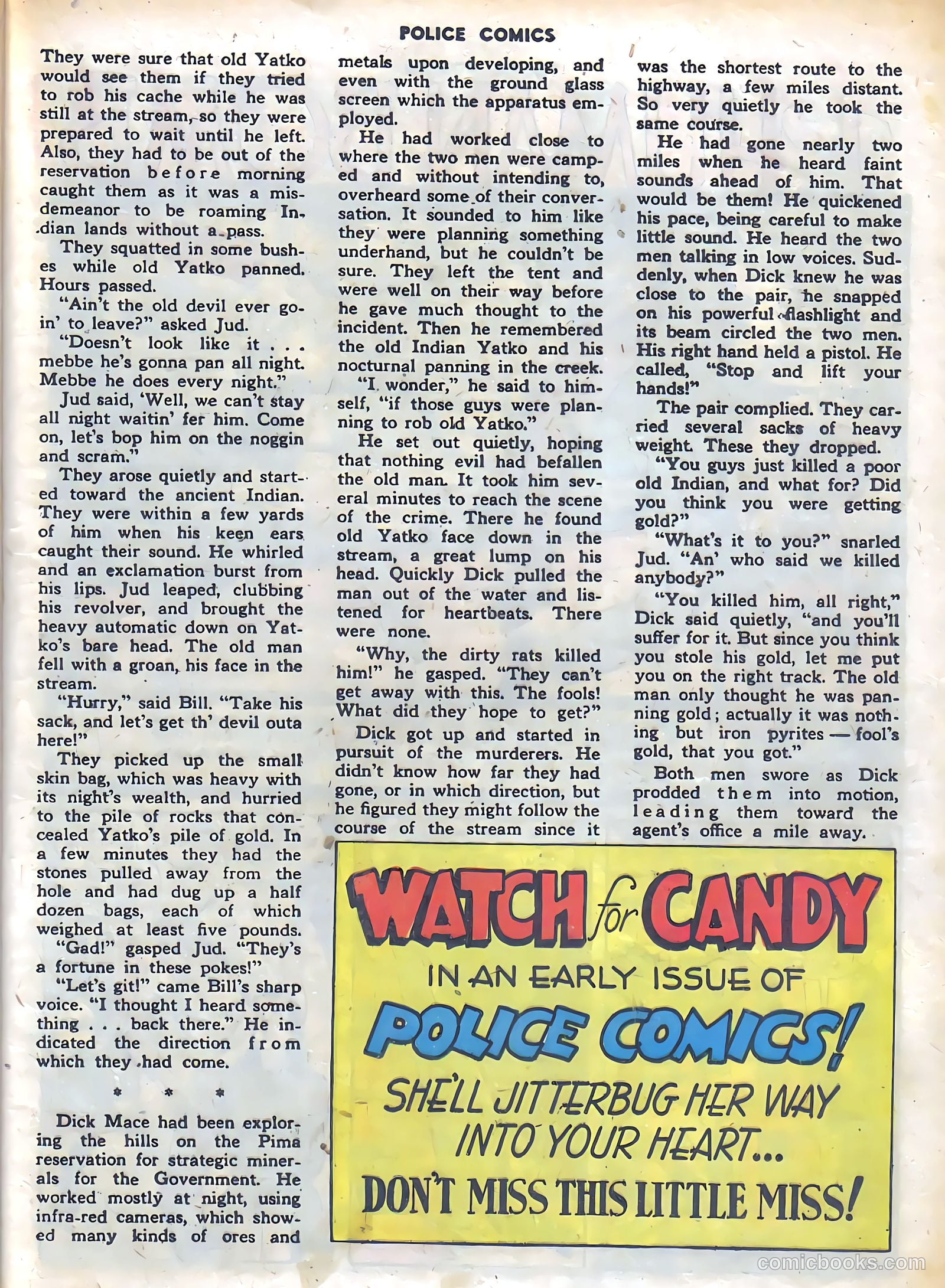 Police Comics #35 (1944) — page 42 of 61