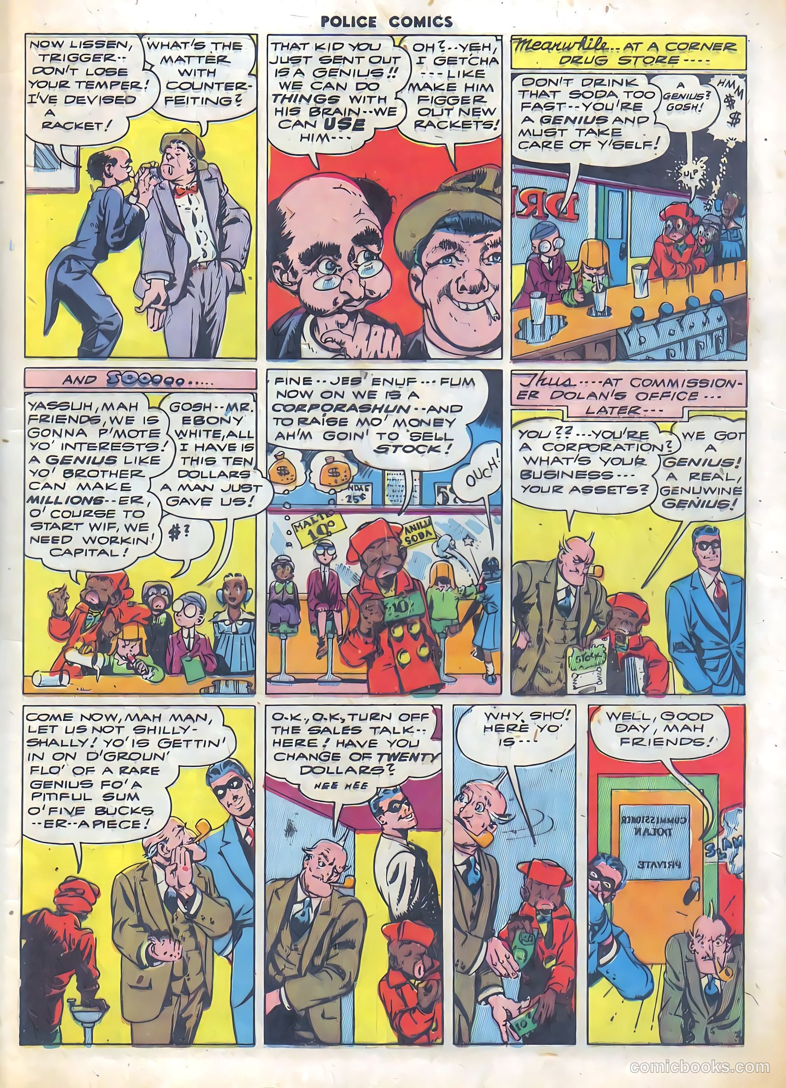 Police Comics #35 (1944) — page 54 of 61