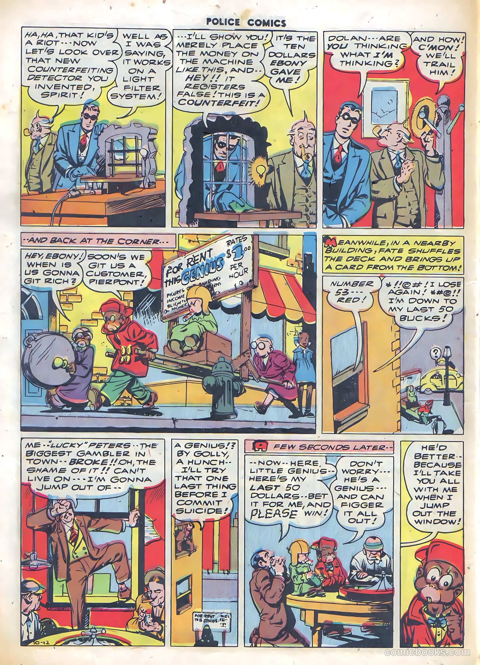 Police Comics #35 (1944) — page 55 of 61