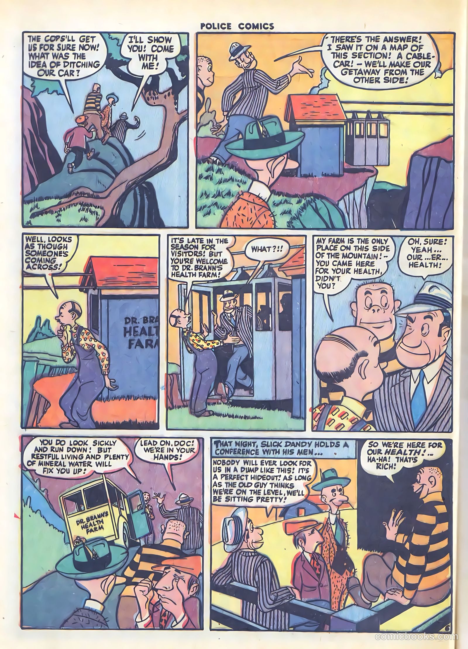Police Comics #36 (1944) — page 8 of 60