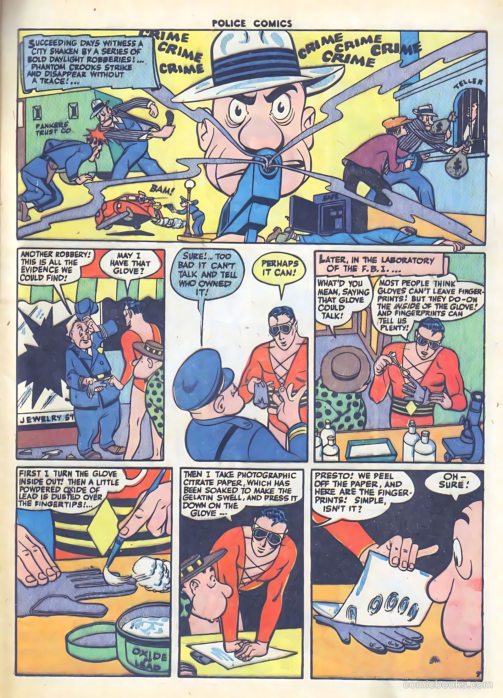 Police Comics #36 (1944) — page 9 of 60