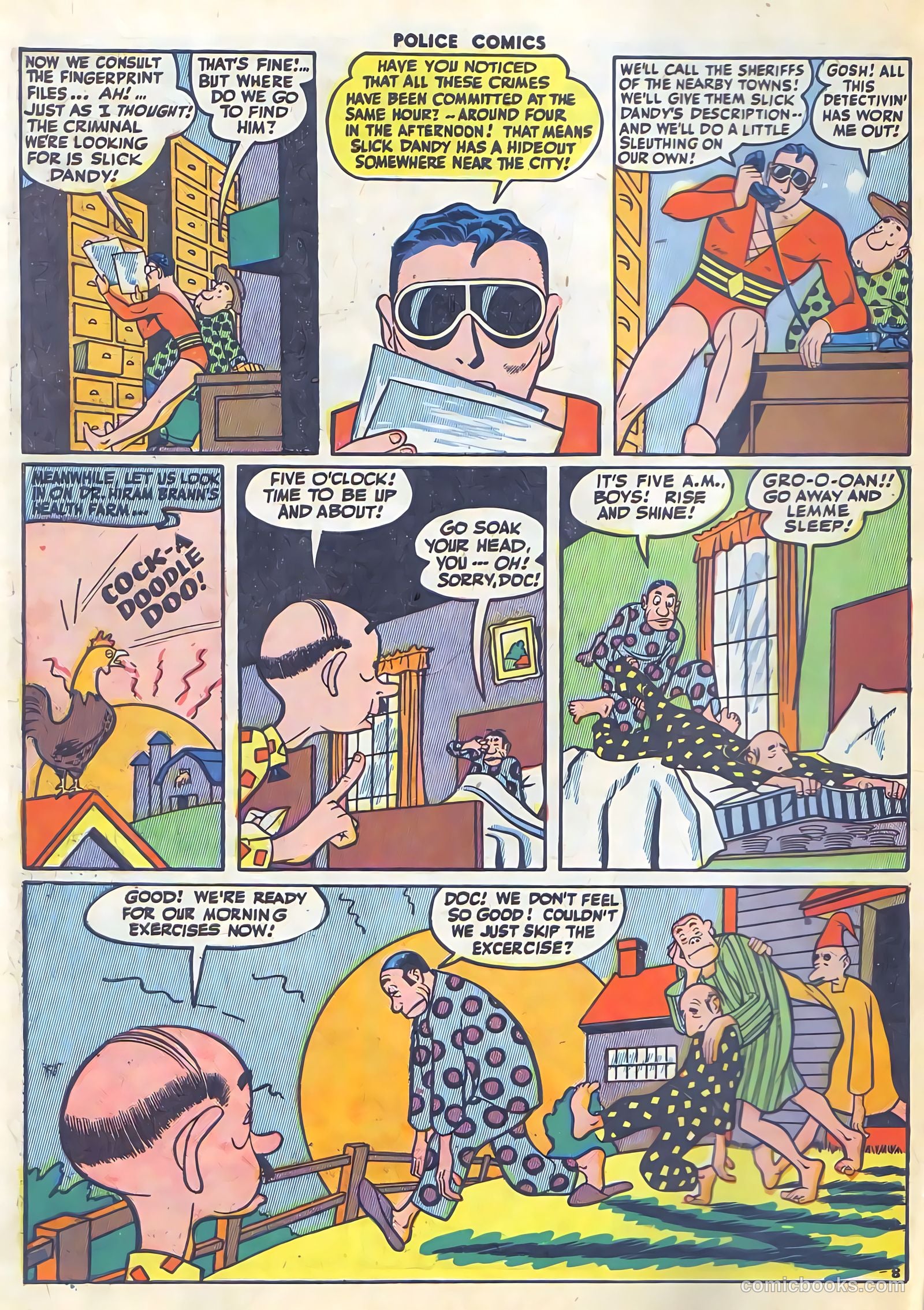 Police Comics #36 (1944) — page 10 of 60