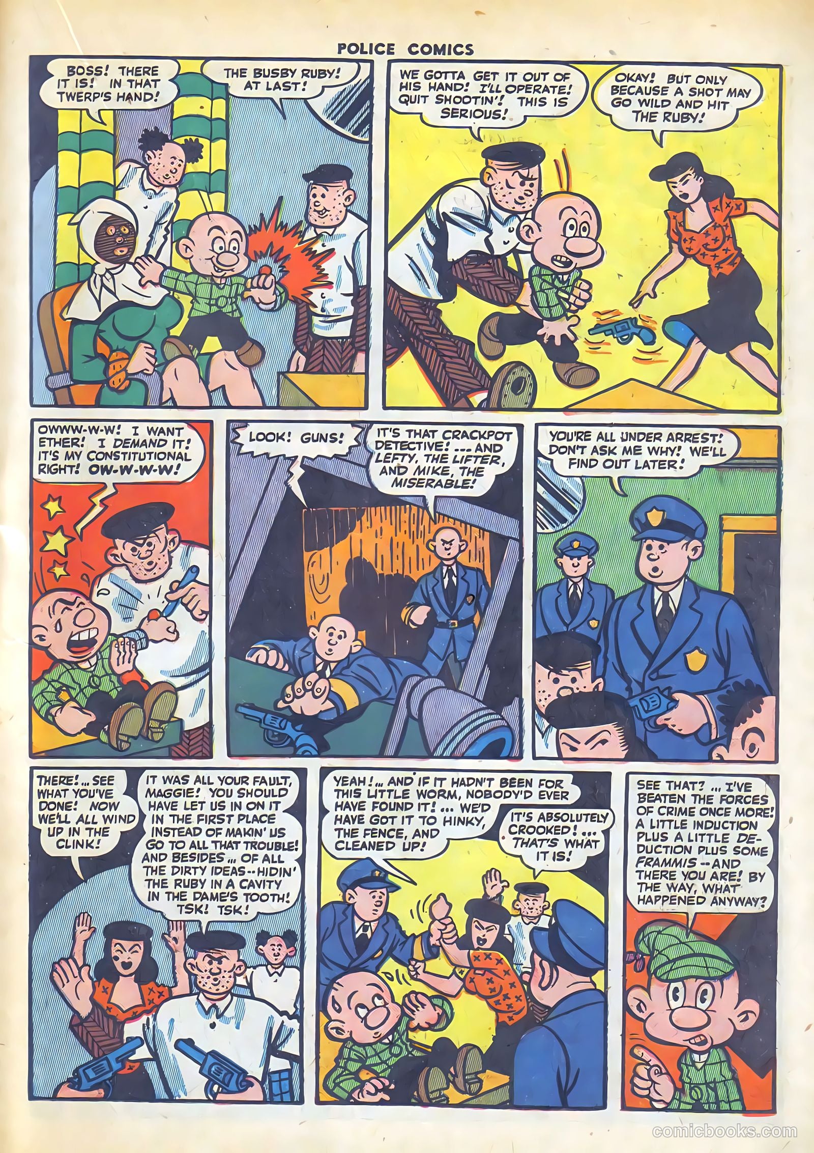 Police Comics #36 (1944) — page 23 of 60