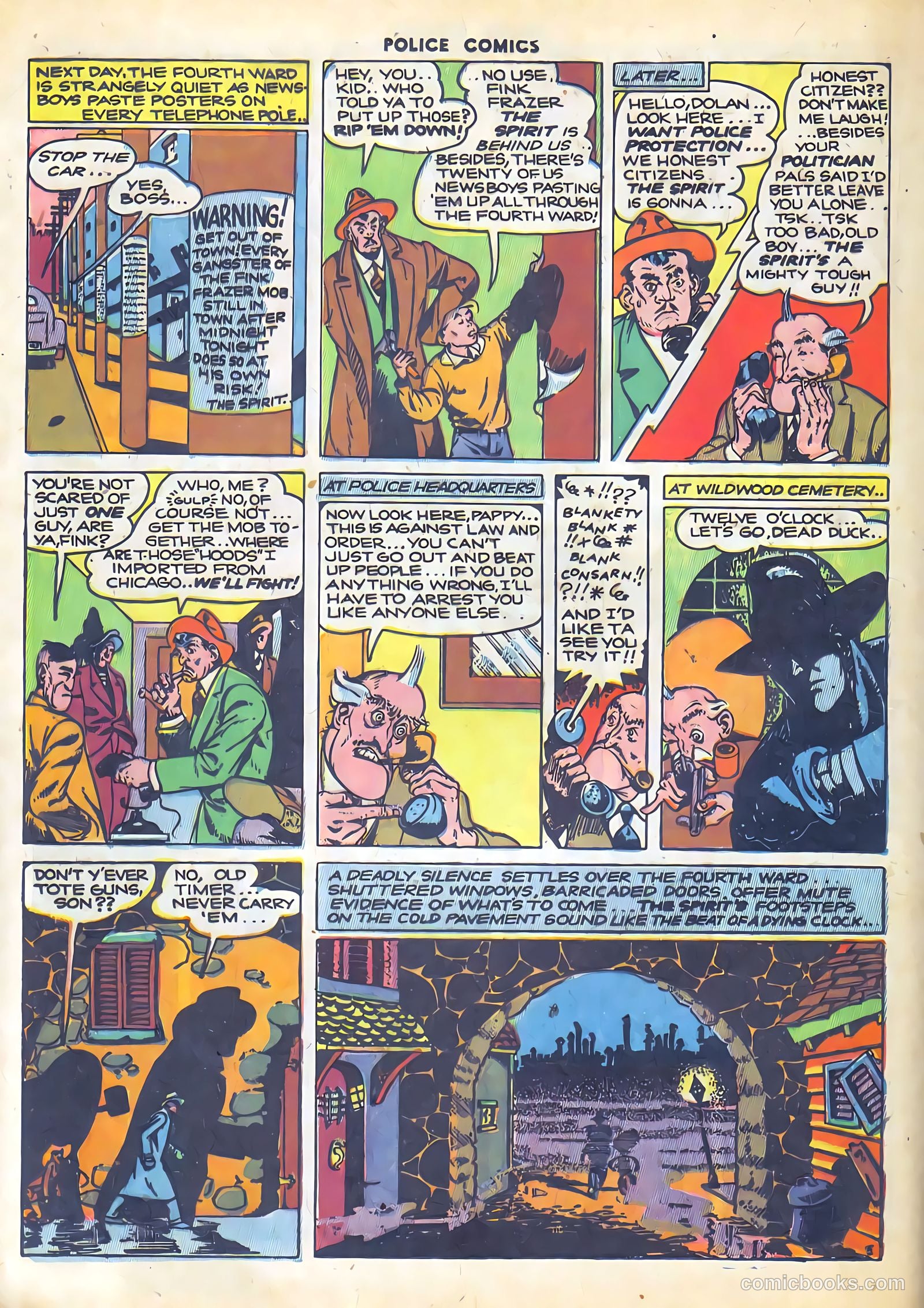 Police Comics #36 (1944) — page 34 of 60