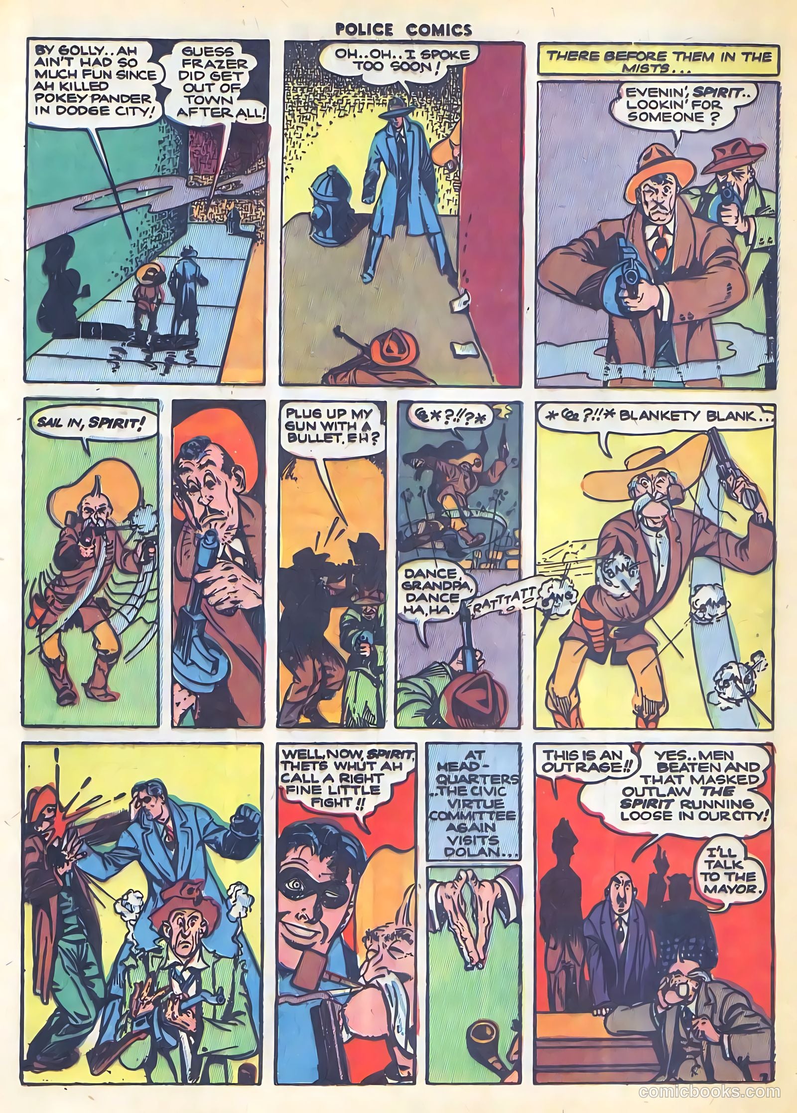 Police Comics #36 (1944) — page 36 of 60