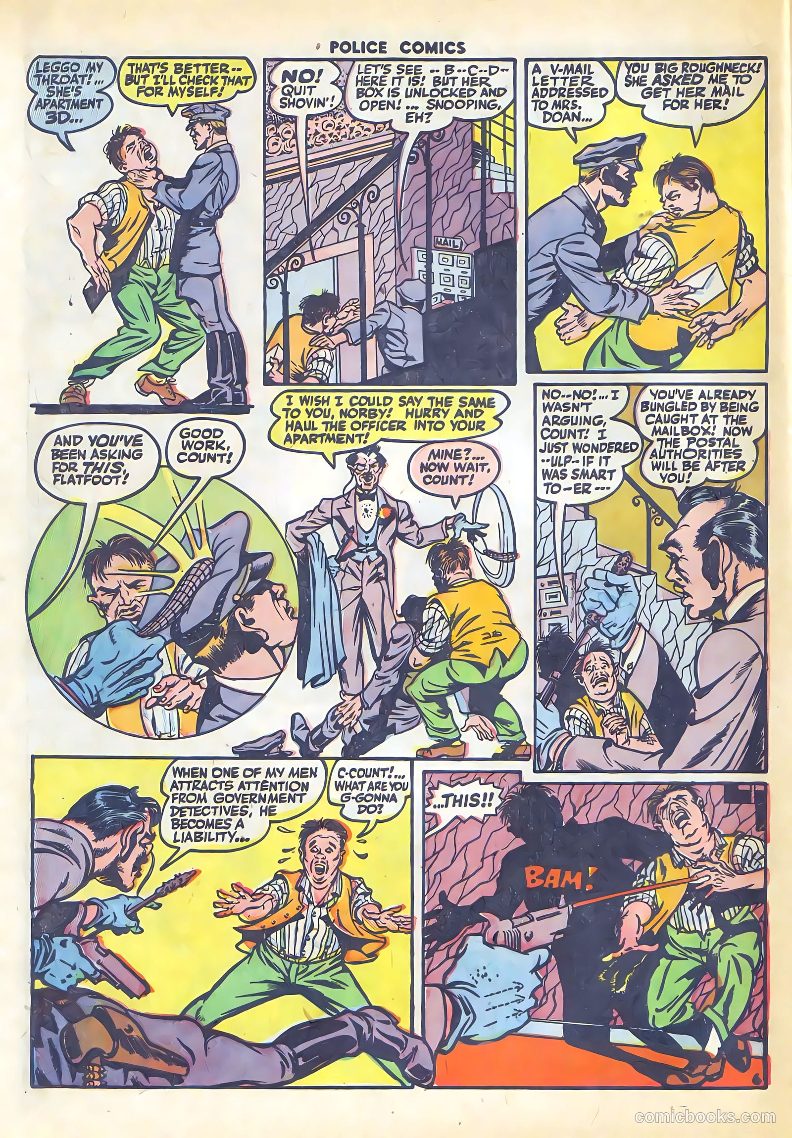 Police Comics #36 (1944) — page 54 of 60