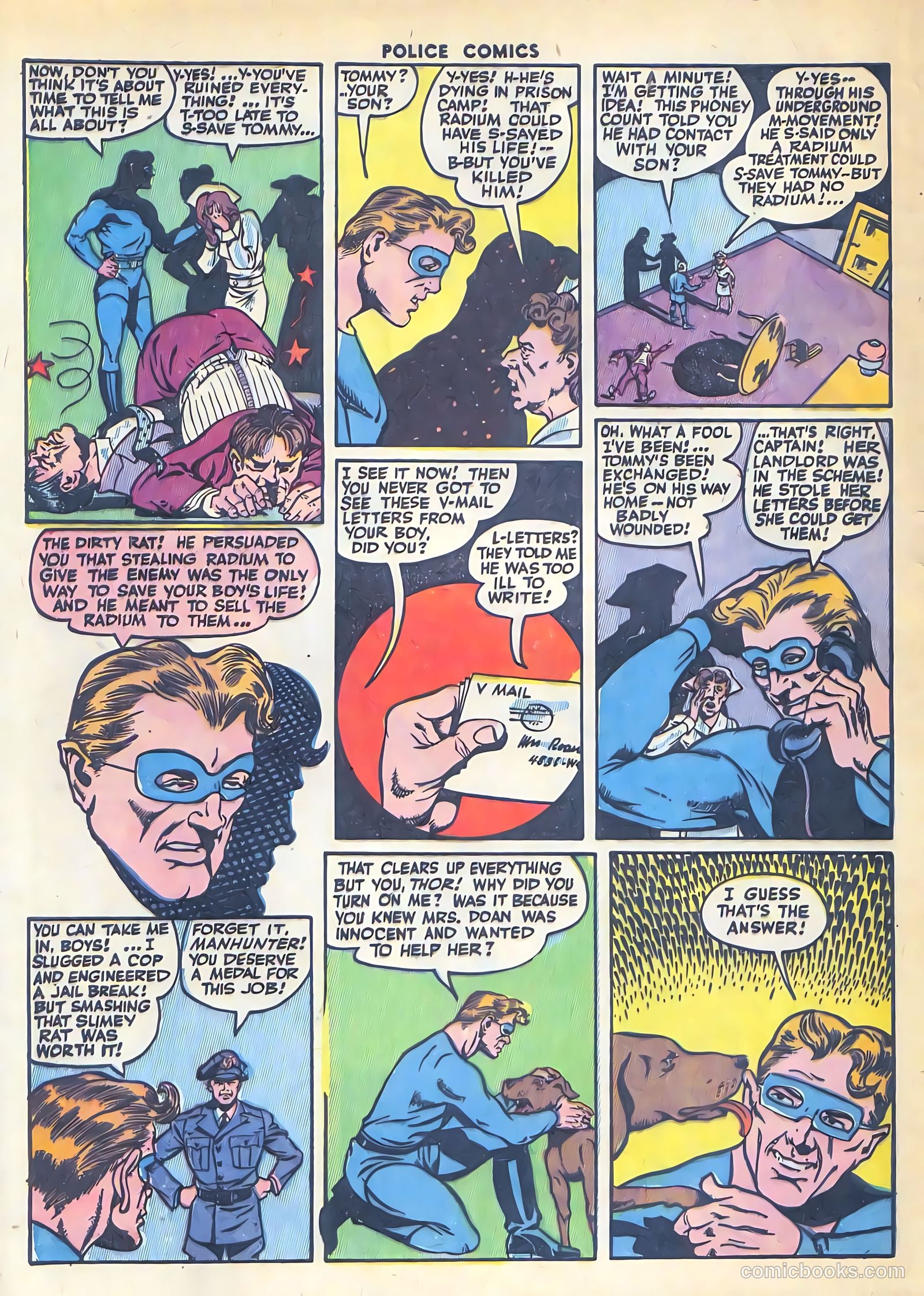 Police Comics #36 (1944) — page 58 of 60